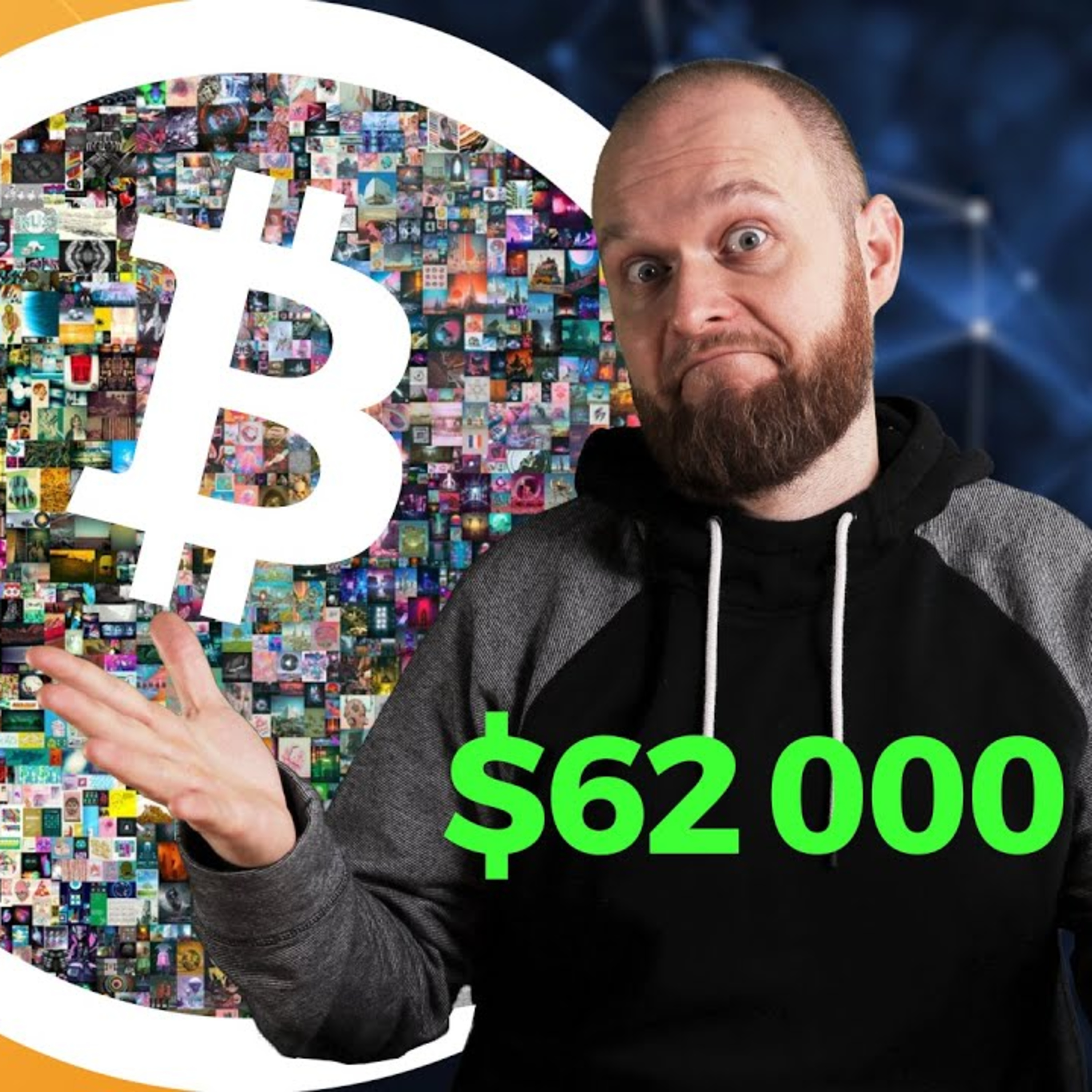 Bitcoin posunul ATH na $62 000 | NFT prodáno za $69M | Těžaři ETH ustupují - CEx 15/03/2021