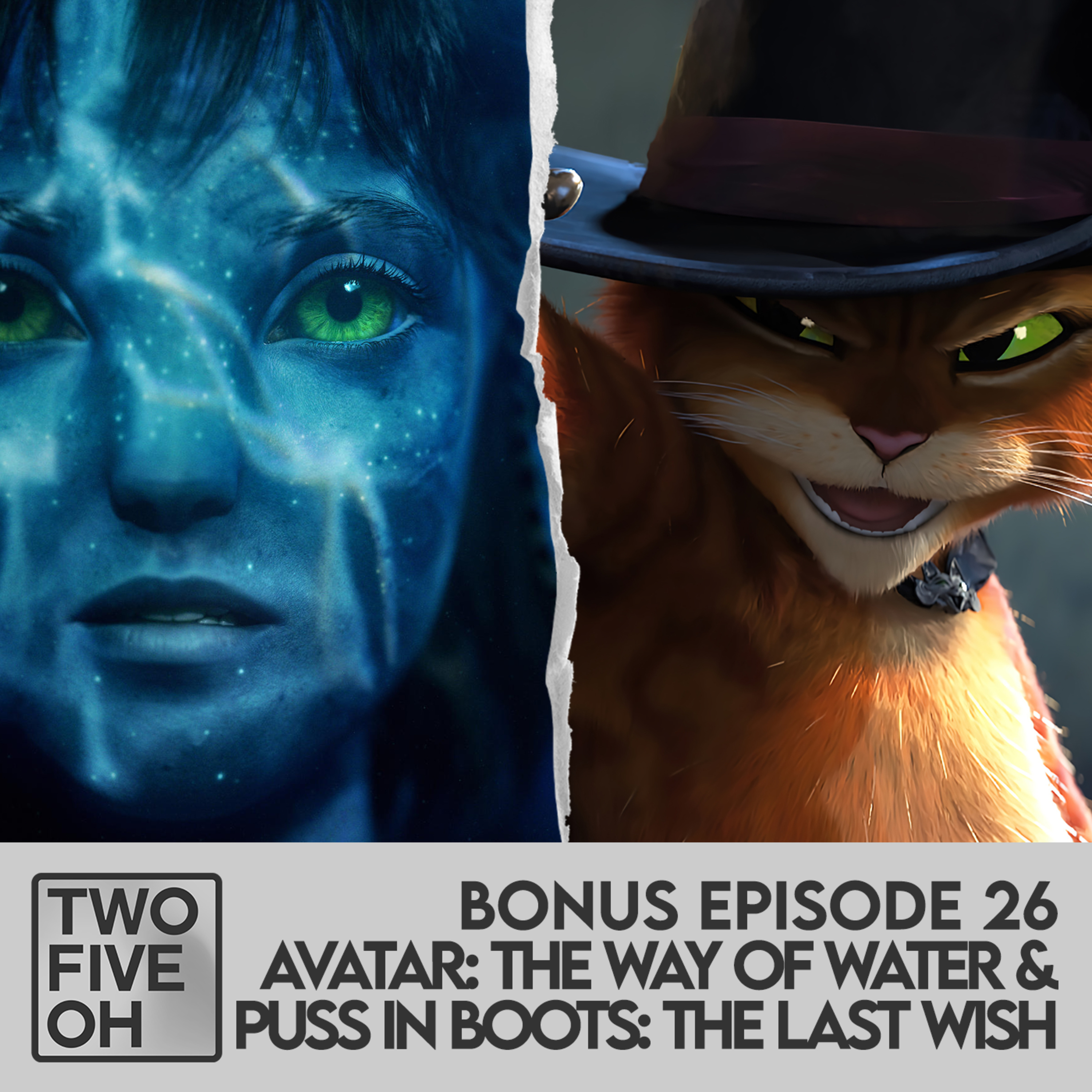 BONUS #26 - Avatar: The Way of Water / Puss in Boots: The Last Wish episode artwork