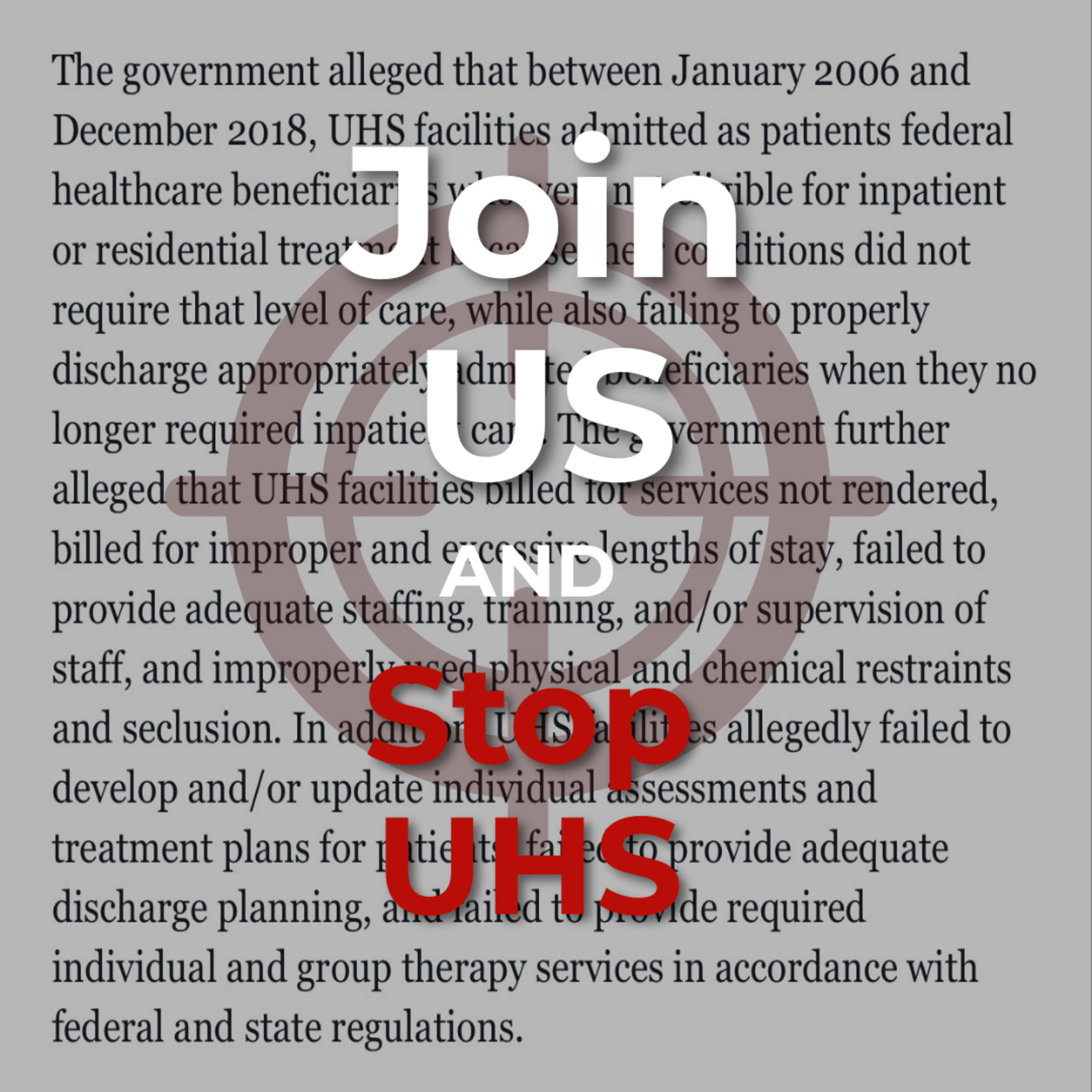 Join US & Stop UHS thumbnail