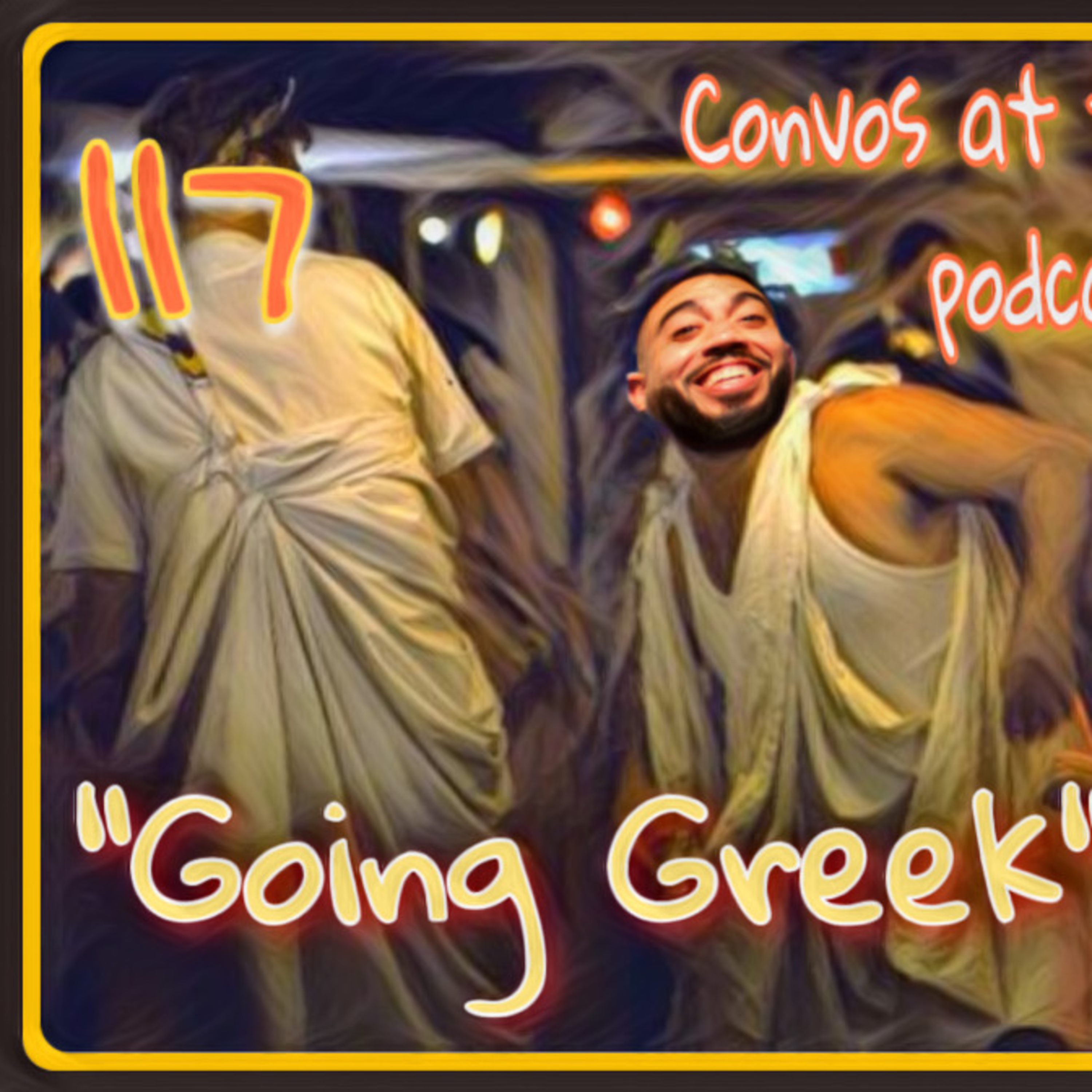 "Going Greek" episode artwork