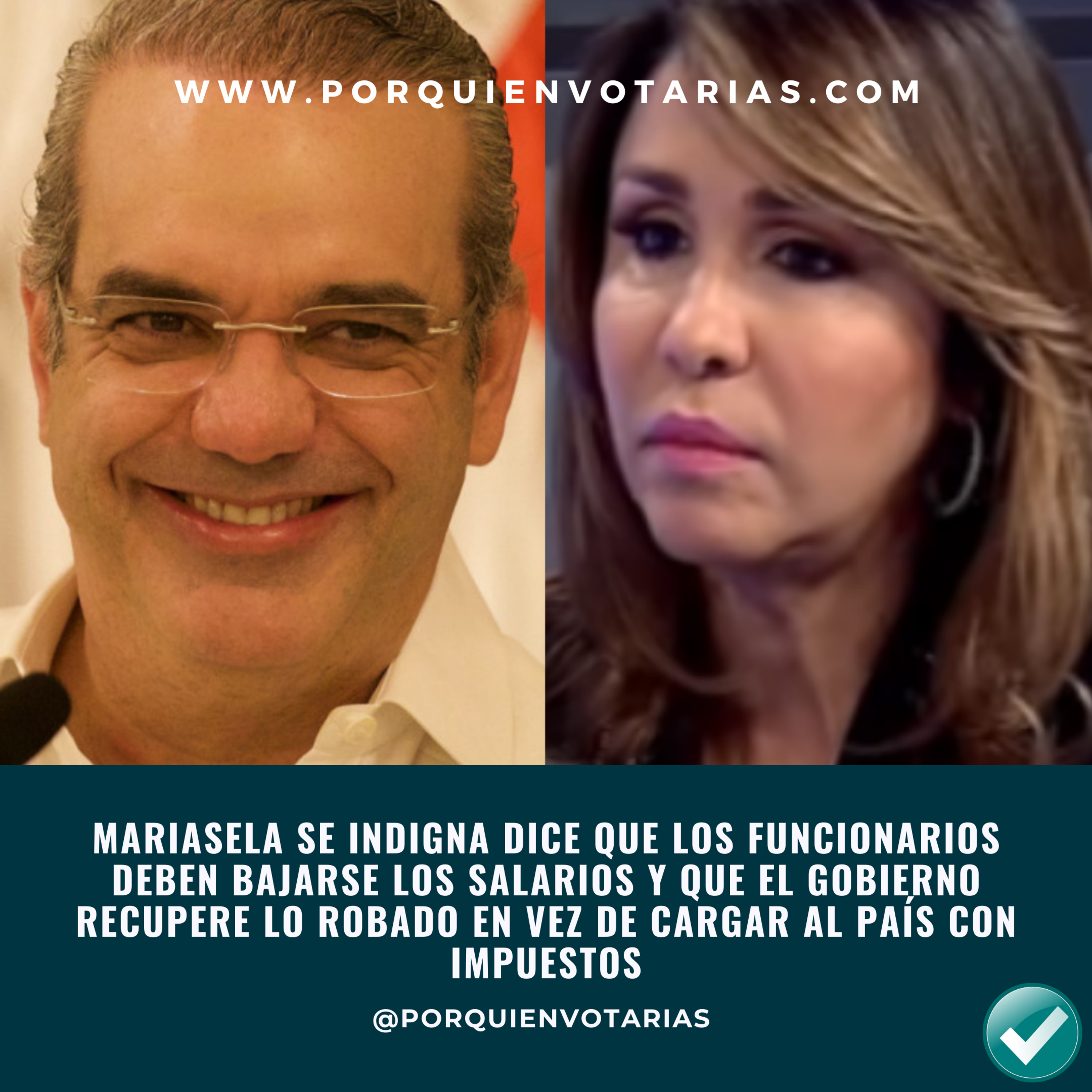 Mariasela se indigna dice que los funcionarios deben bajarse los salarios y que el gobierno recupere lo robado en vez de cargar al país con impuestos episode artwork