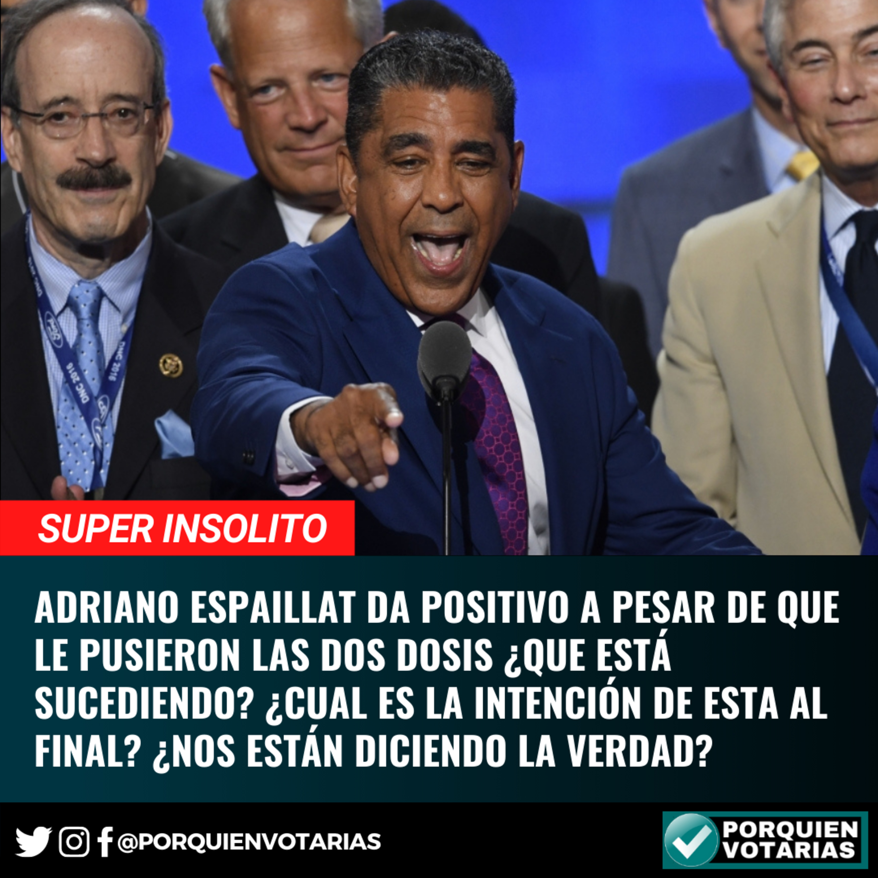 Adriano Espaillat da positivo a pesar de que le pusieron las dos dosis ¿QUE ESTÁ SUCEDIENDO? ¿CUAL ES LA INTENCIÓN DE ESTA AL FINAL? ¿NOS ESTÁN DICIENDO LA VERDAD? episode artwork