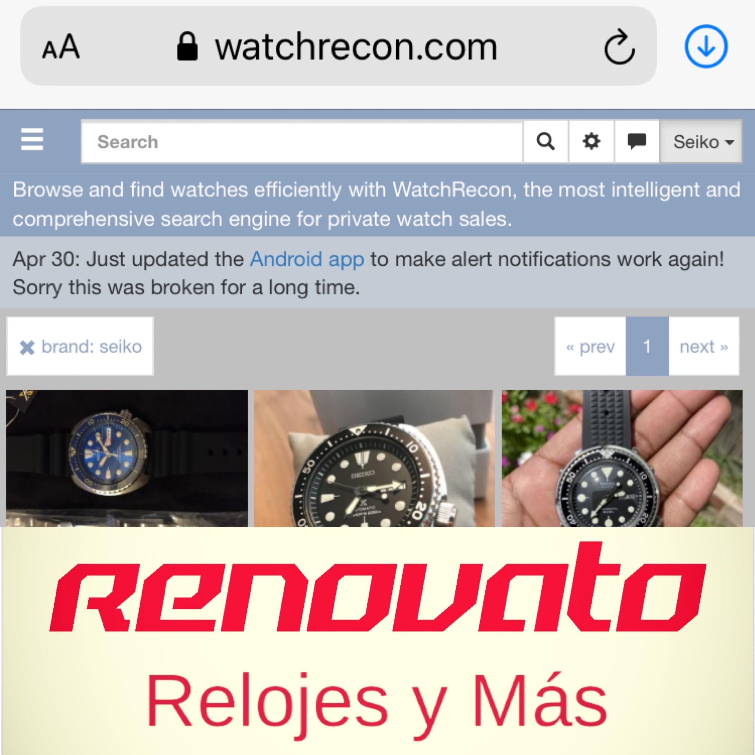 Renovato Relojes y Mas