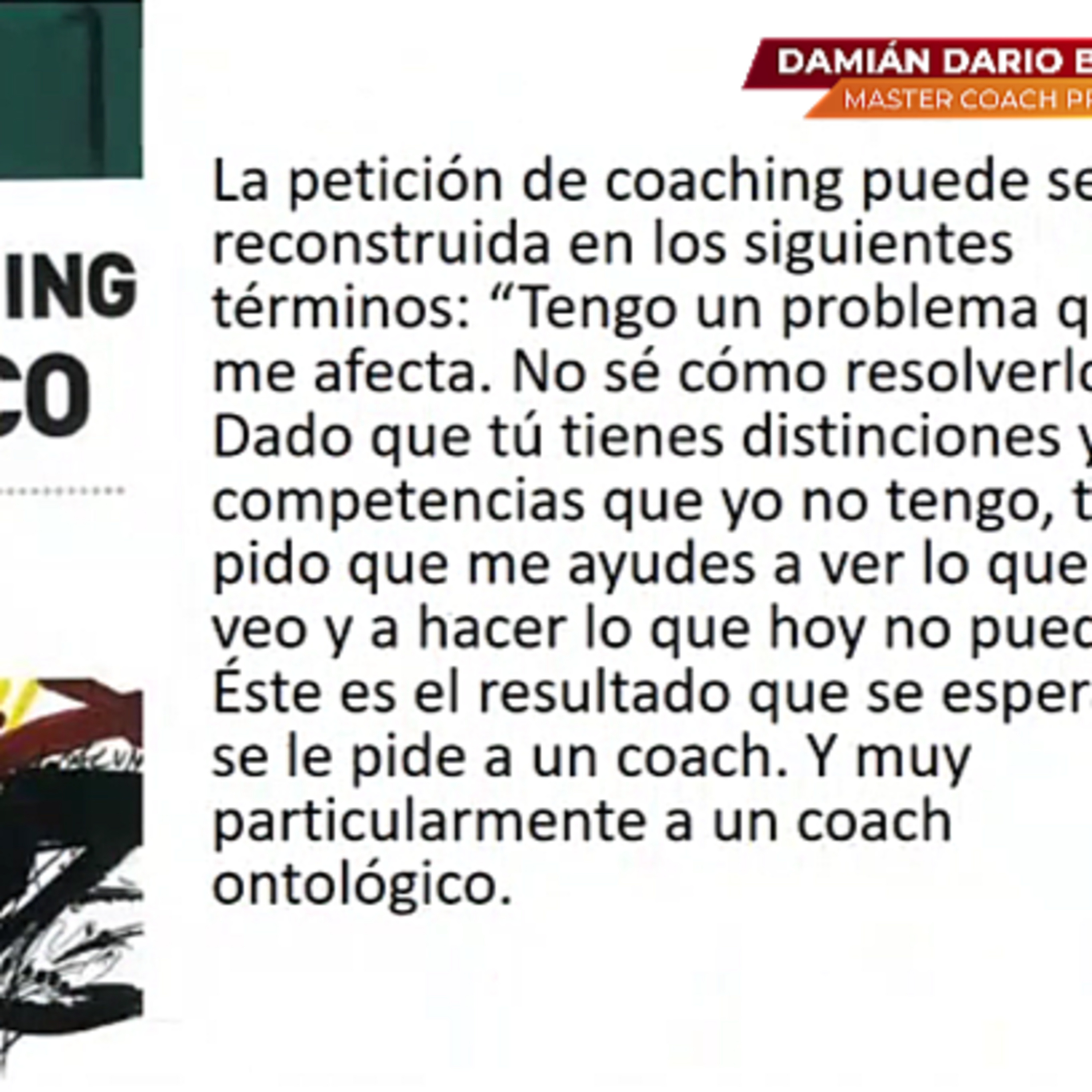Damián Báez Master Coach Profesional