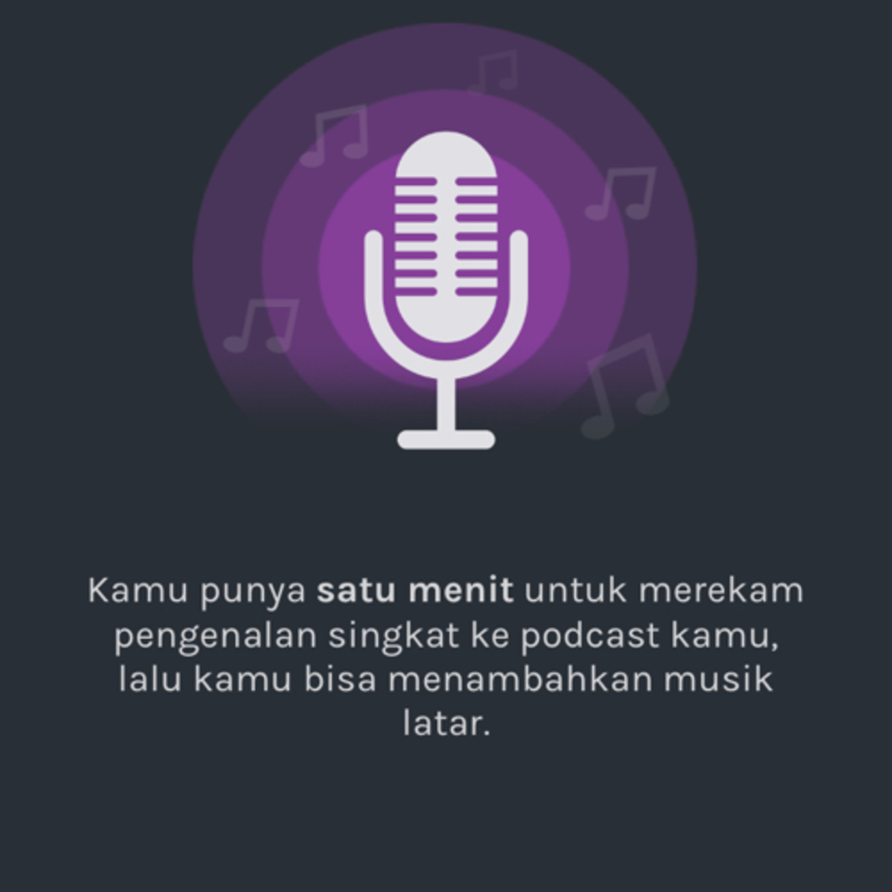 Jangan dengarkan. Cuma iseng
