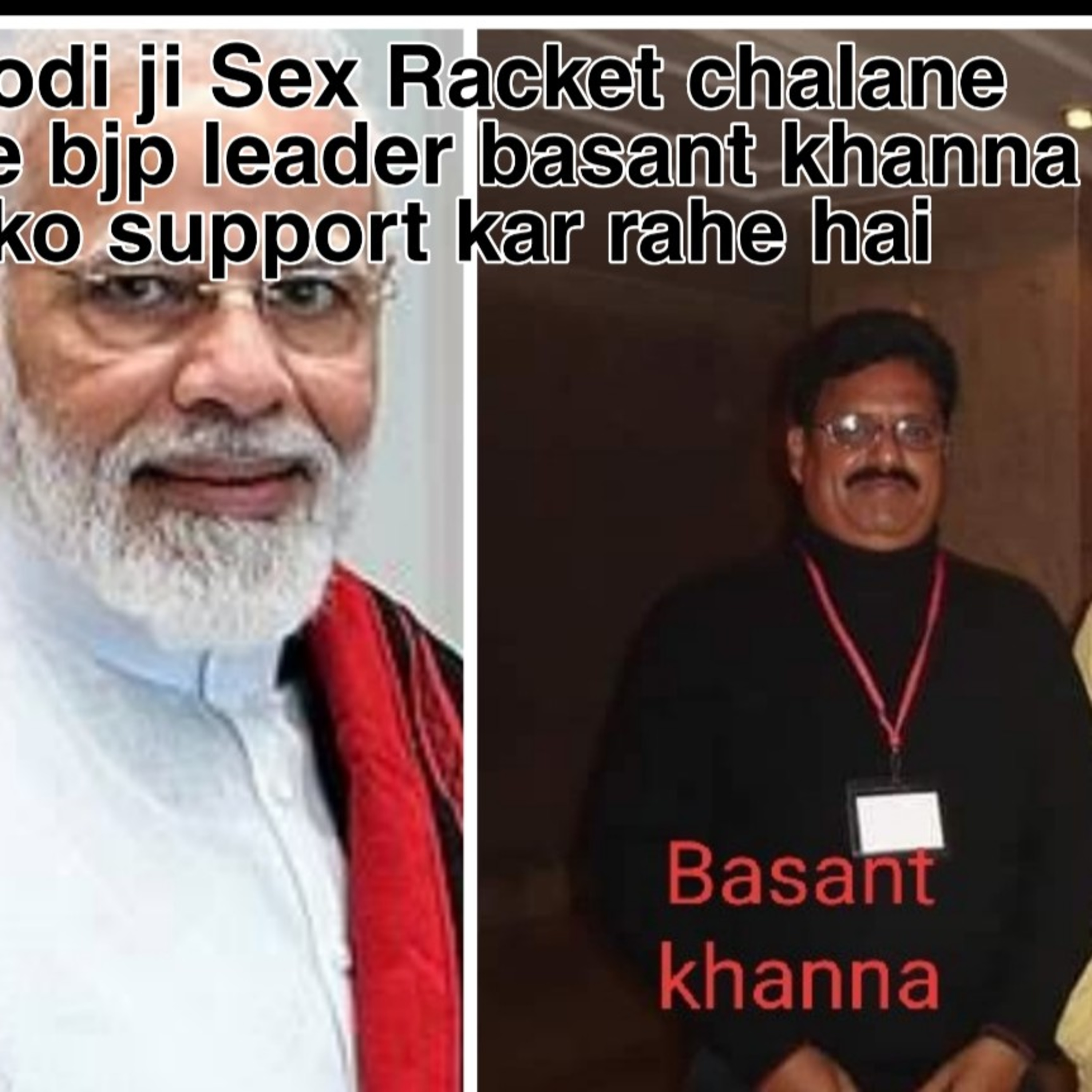 Suspend Bjp leader basant khanna