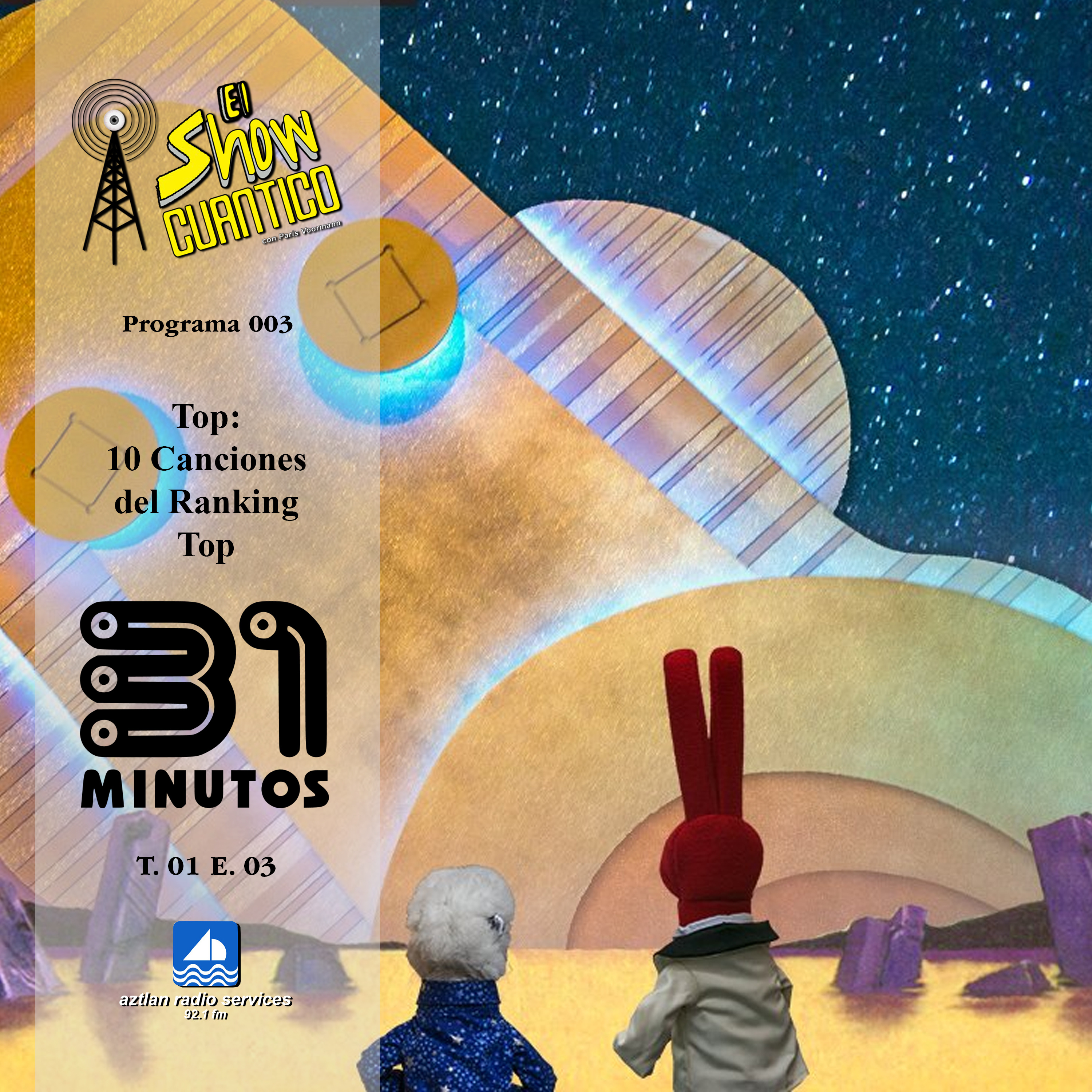 Temporada 1 Episodio 3 | Top: 10 Canciones del Ranking Top de 31 Minutos | El Show Cuántico episode artwork