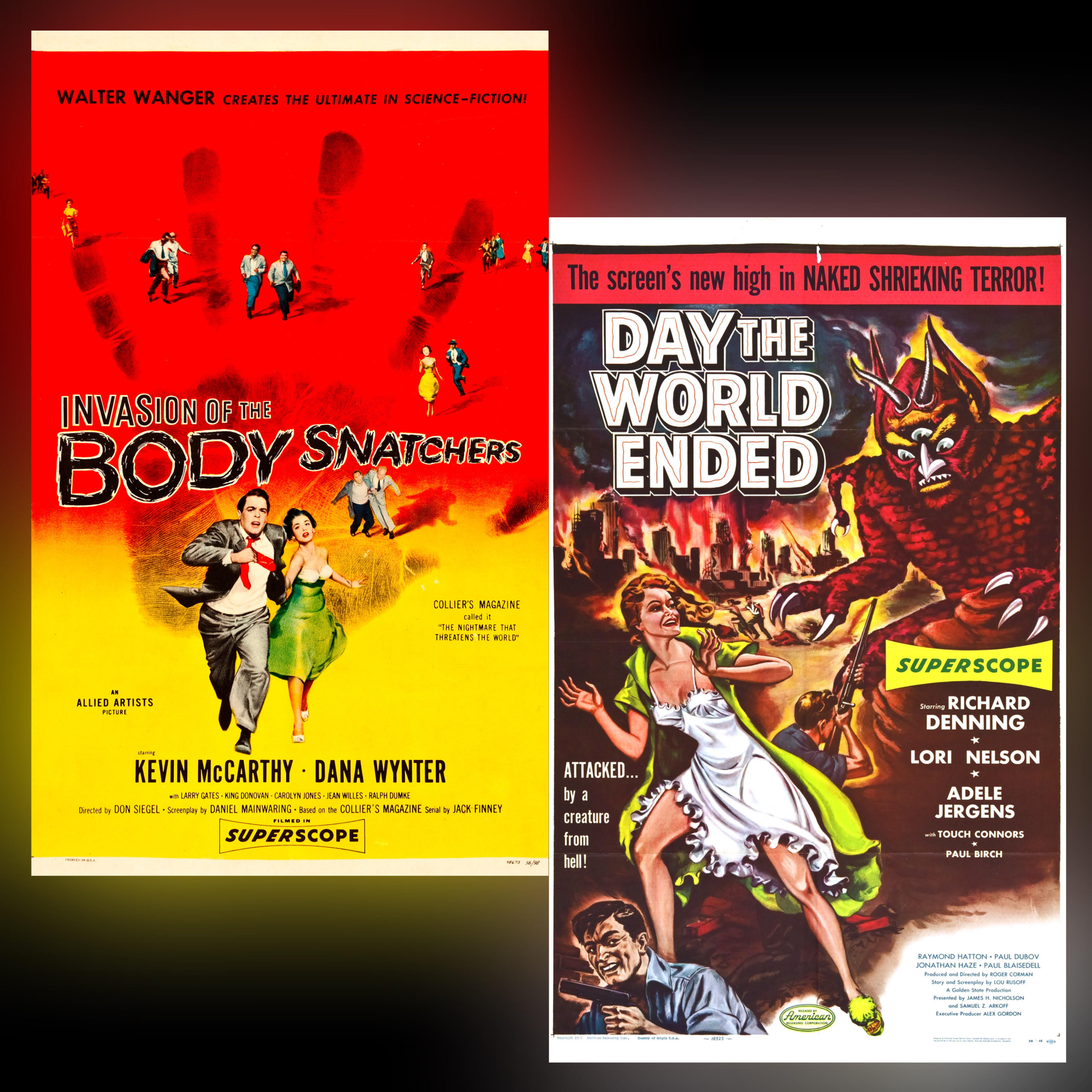 Invasion of the Body Snatchers (1956) & Day the World Ended (1955) episode artwork