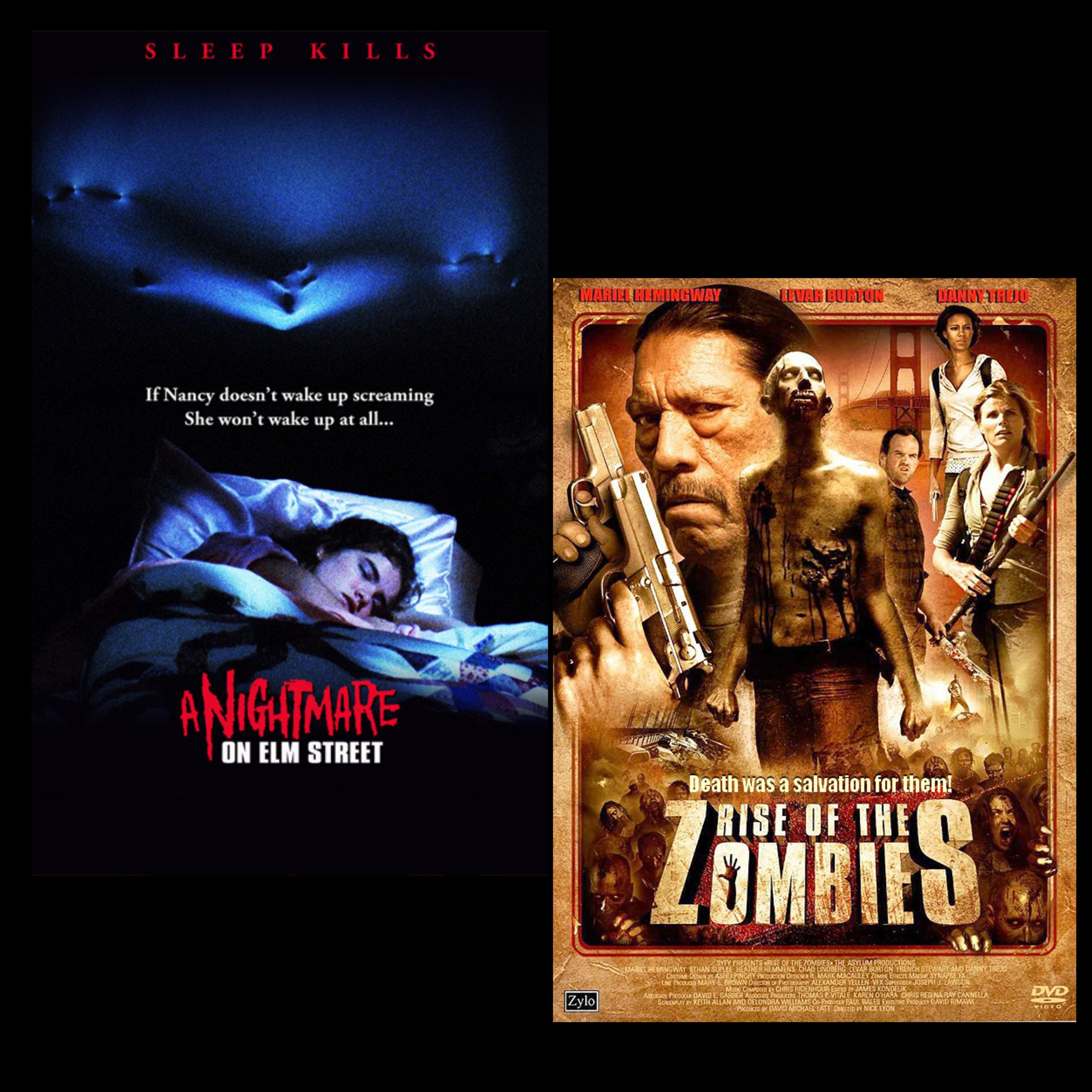 A Nightmare on Elm Street (1984) & Rise of the Zombies (2012) episode artwork