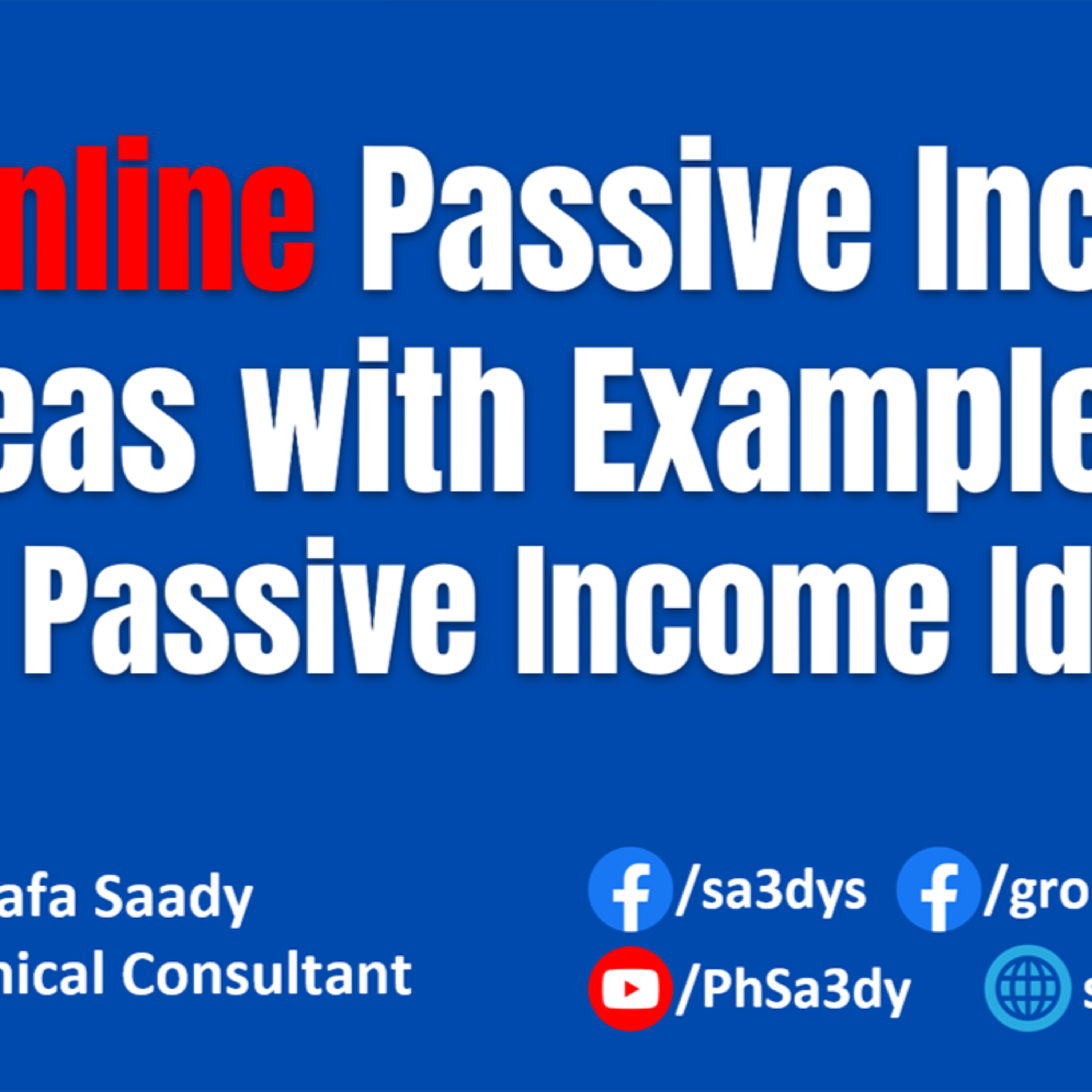 Top Online Passive Income Ideas with Examples Part 1 Real Passive Income Ideas episode artwork