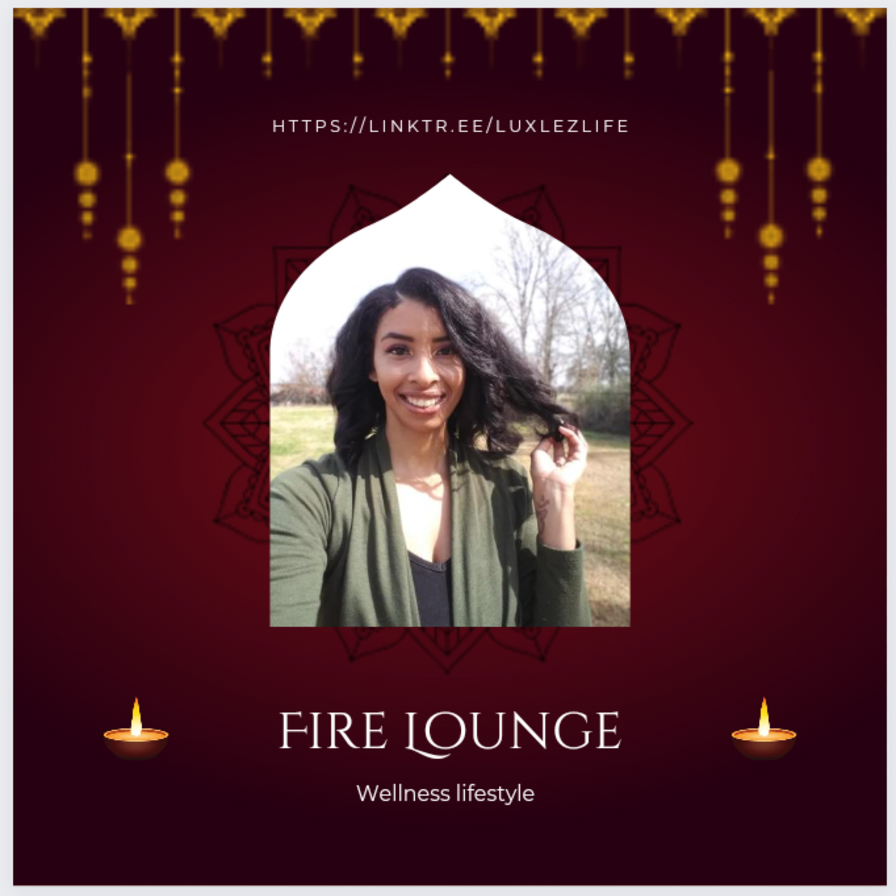 At the Fire Lounge smoking Fiyah Flower