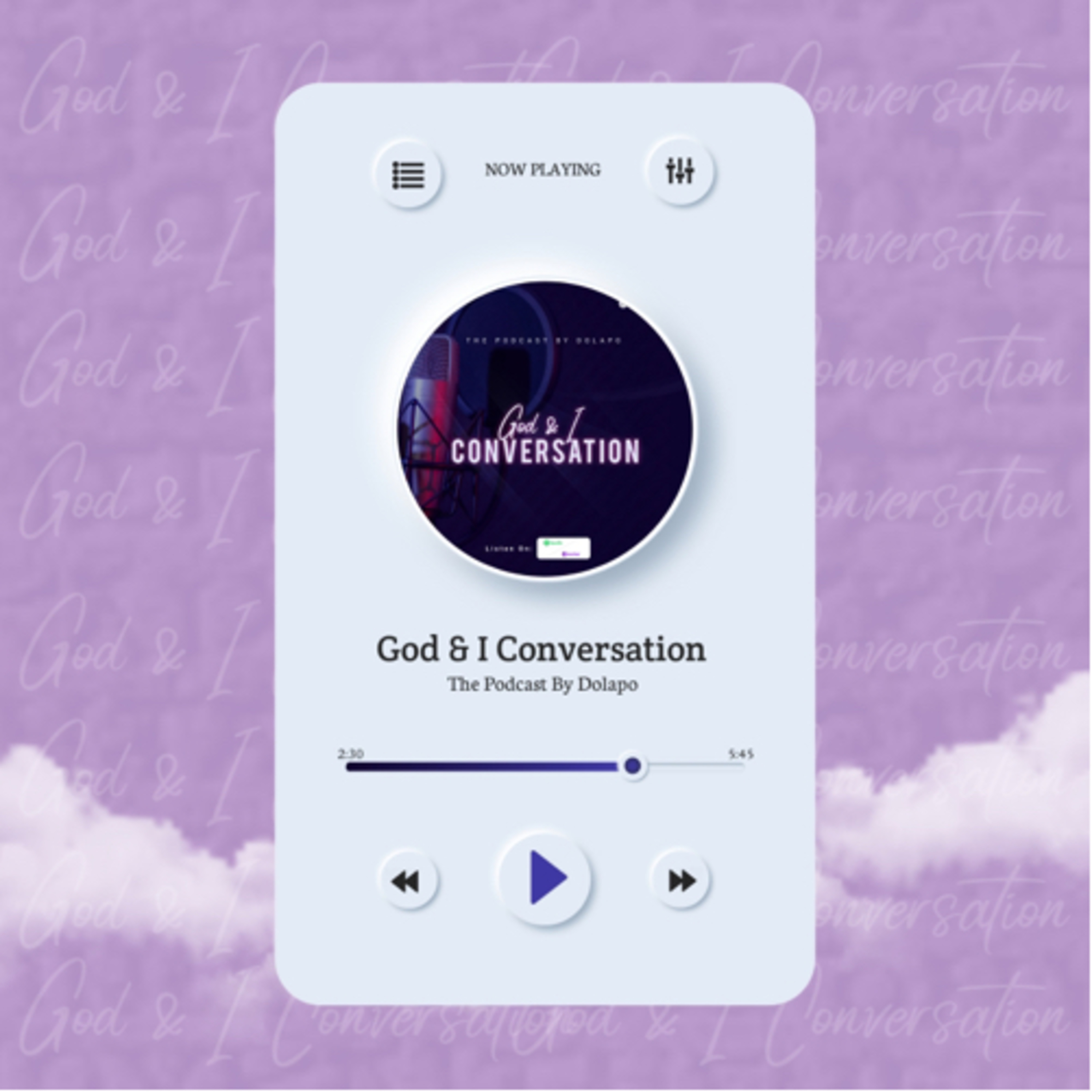 God & I conversation