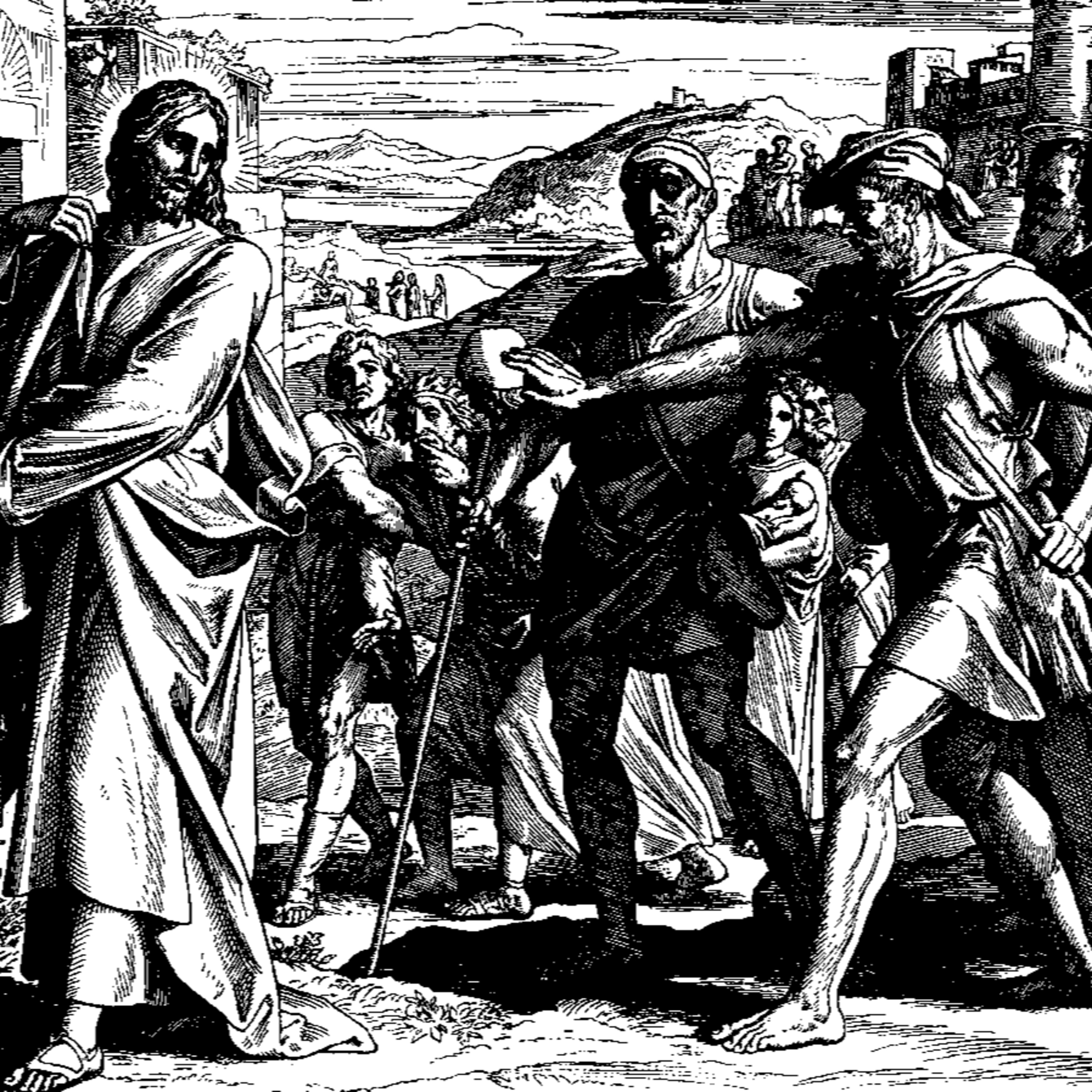 Two Blind Men Receive Their Sight - The Congregation at Prayer for August 10, 2020
