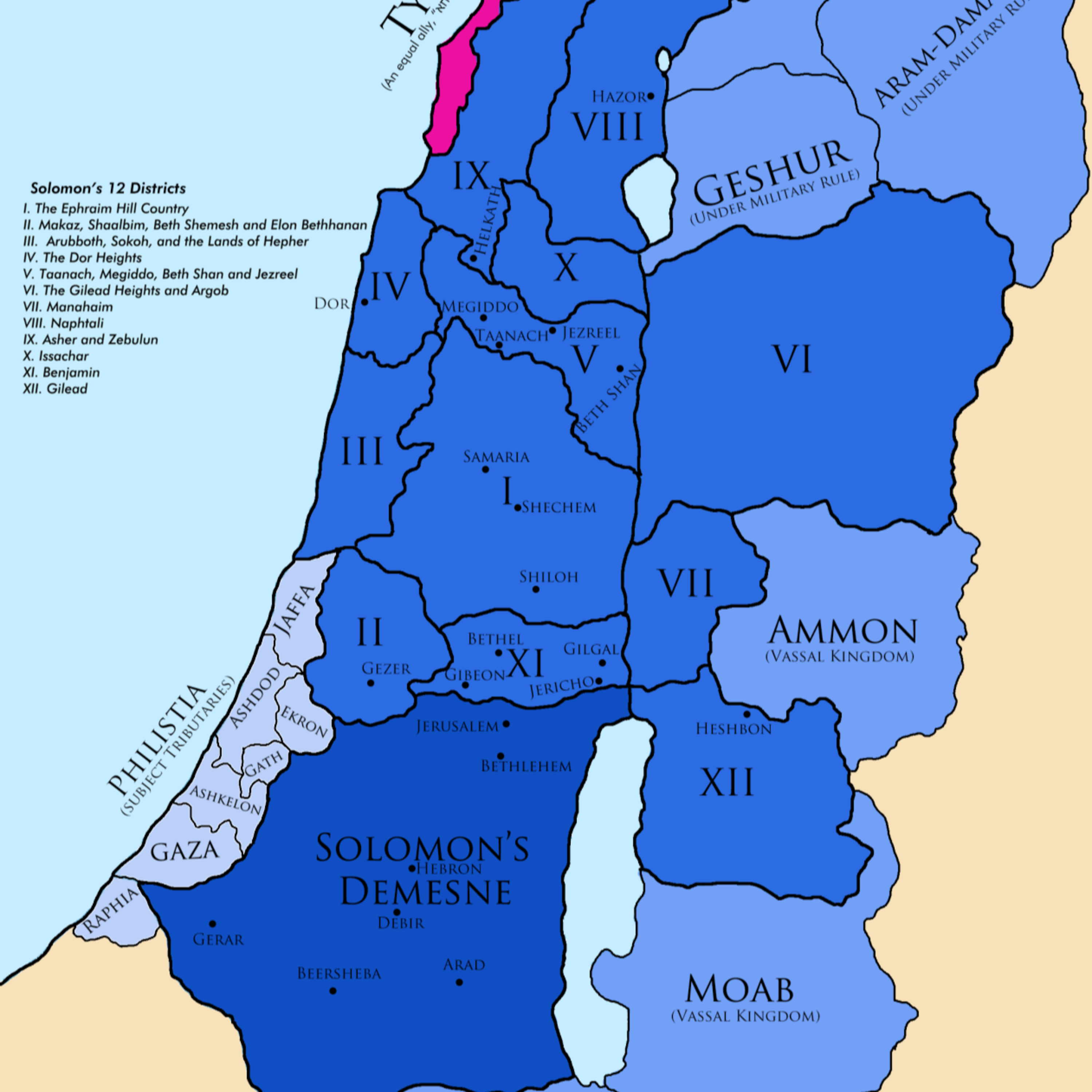Solomon’s Kingdom—1 Kings 4:1, 20-34