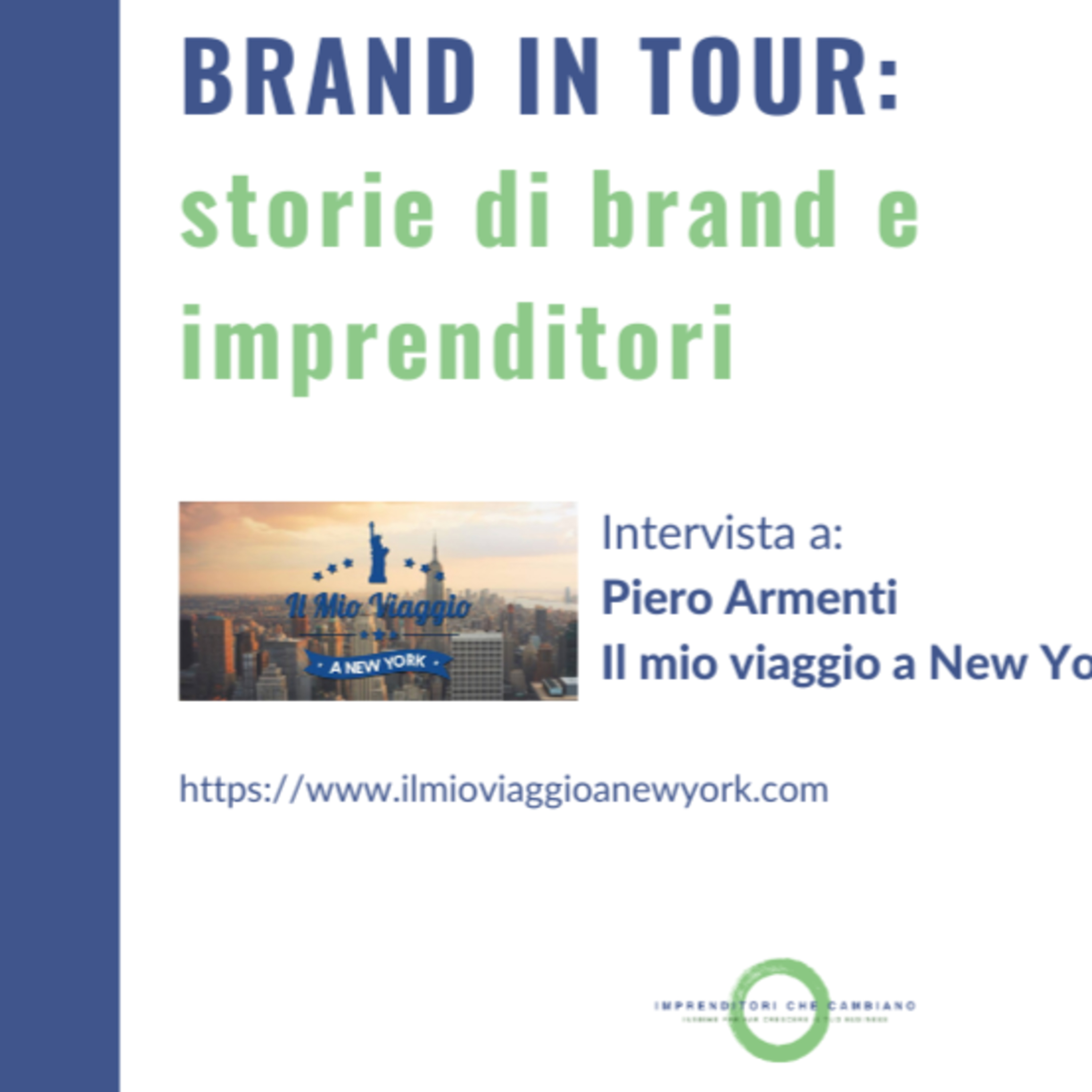 Imprenditori che cambiano