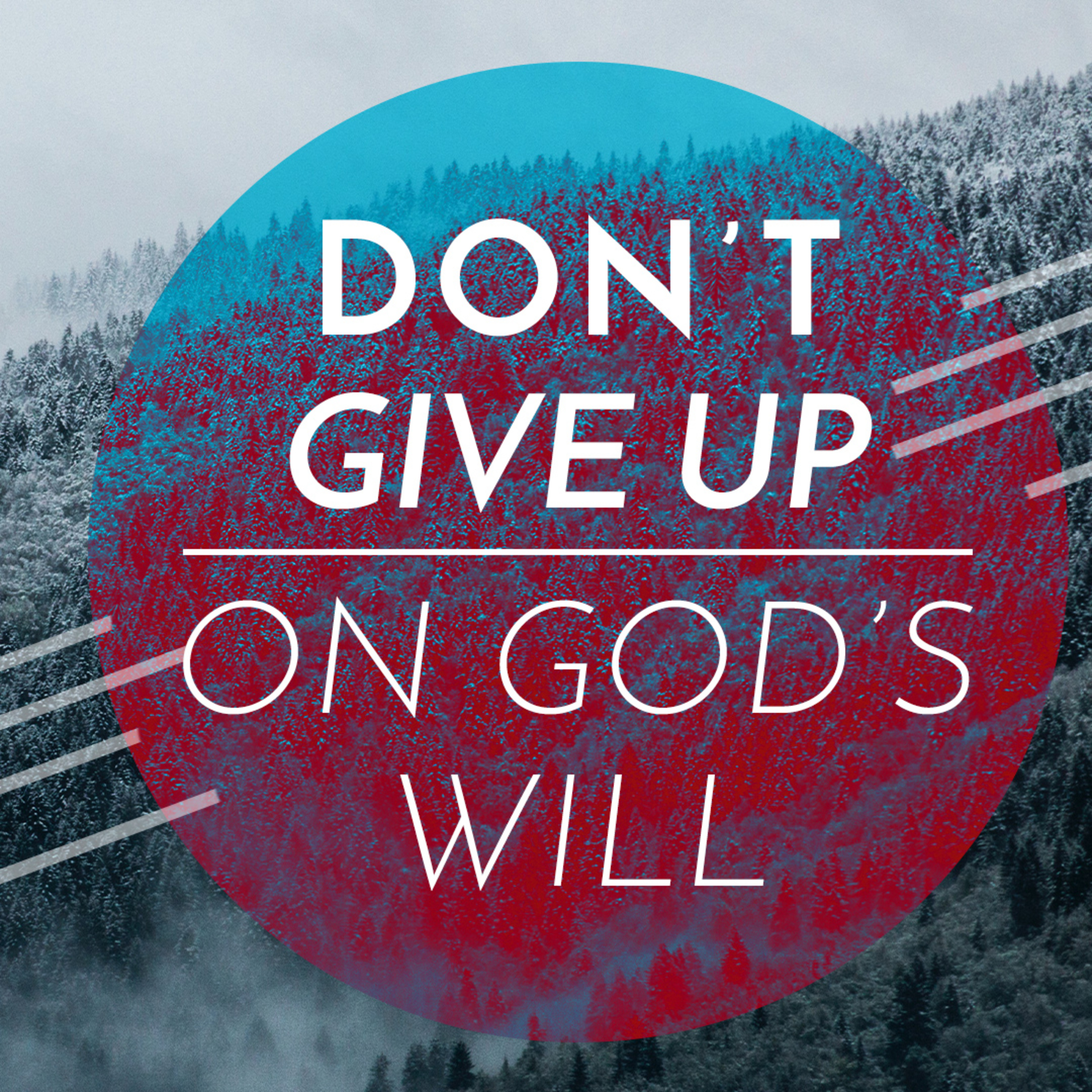 Don't Give Up On God's Will episode artwork