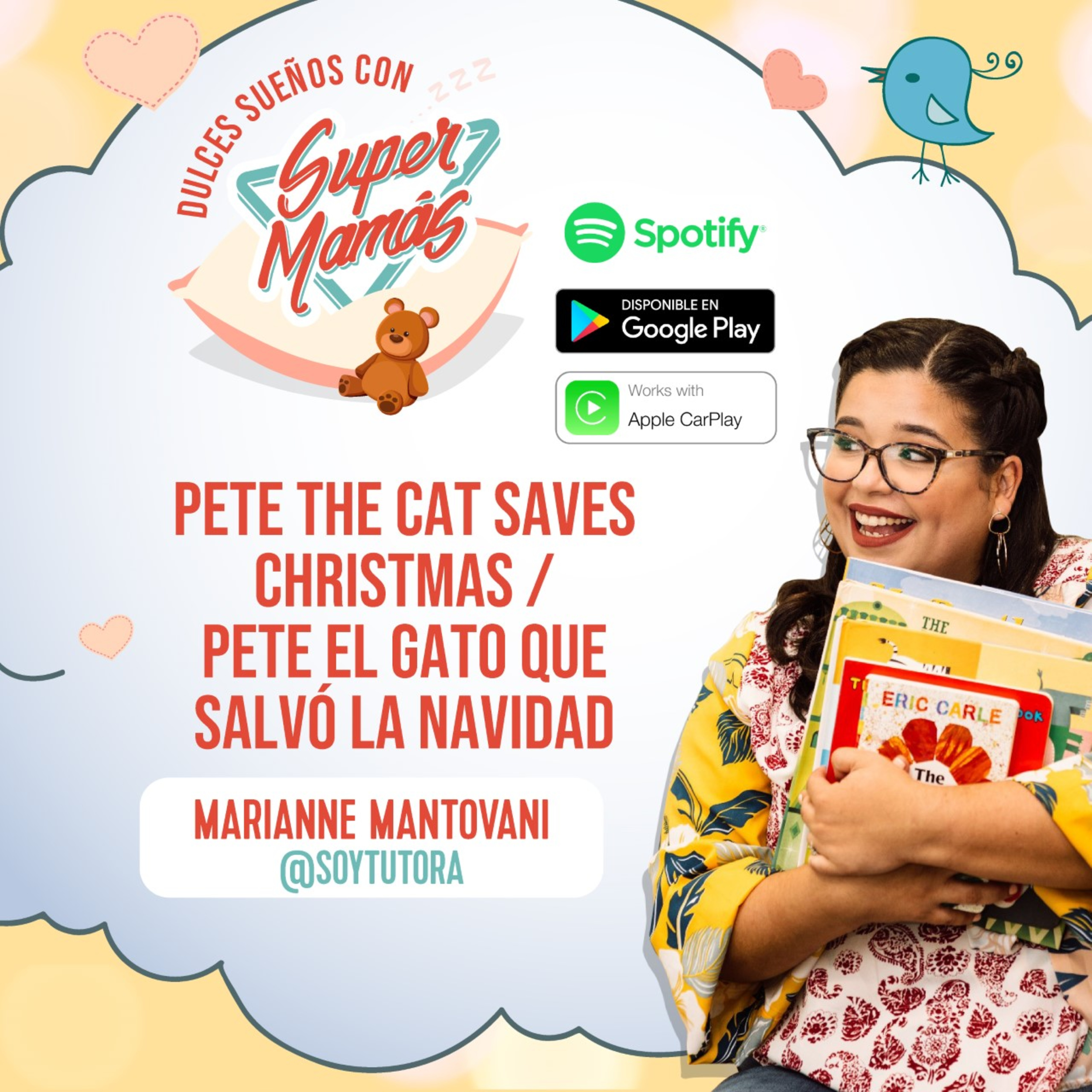 Dulces Sueños con Súper Mamás📖🧸 - PETE THE CAT SAVES CHRISTMAS / PETE EL GATO QUE SALVÓ LA NAVIDAD ✨ episode artwork
