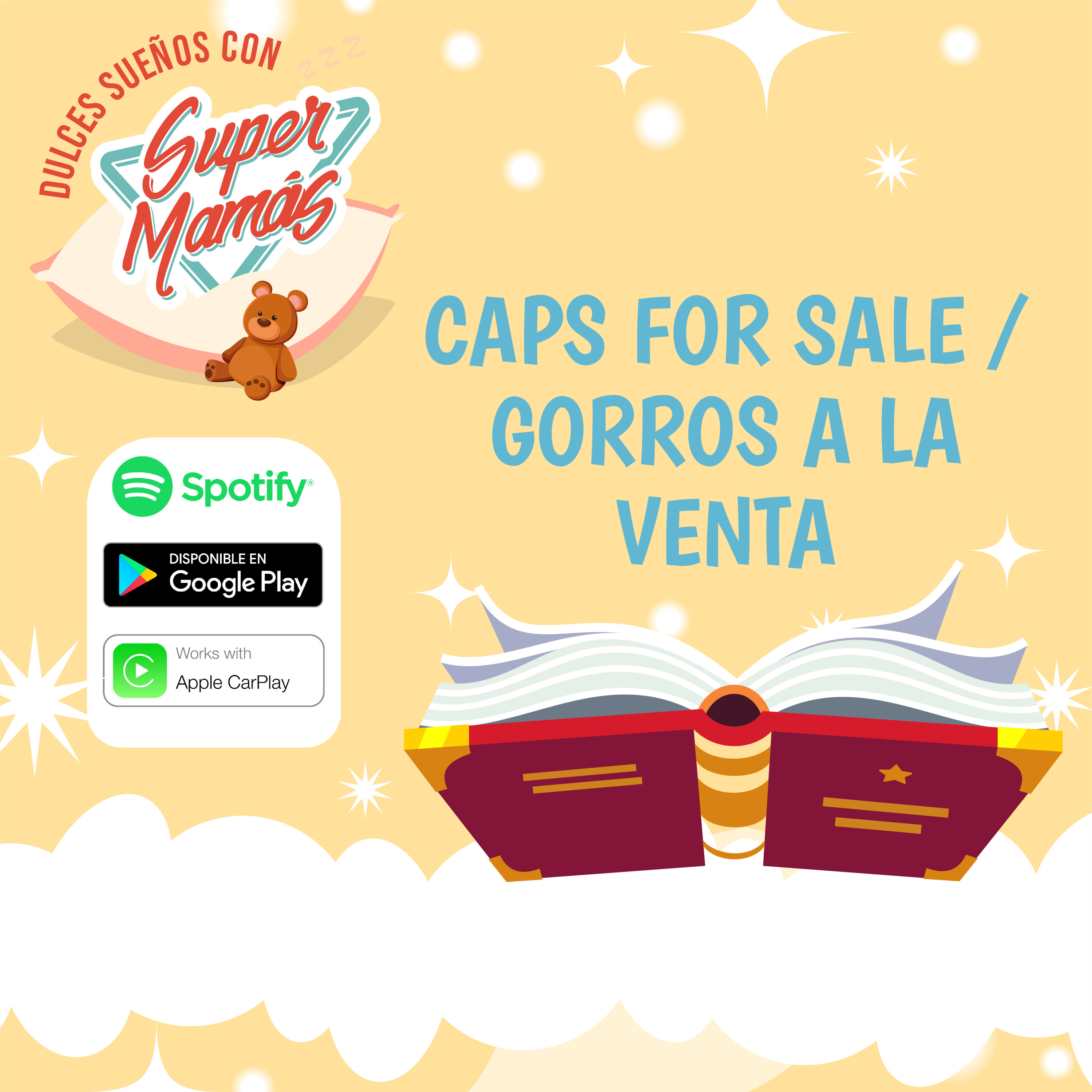 Dulces Sueños con Súper Mamás📖🧸 - CAPS. FOR SALE / GORROS A LA VENTA 🧢✨ episode artwork