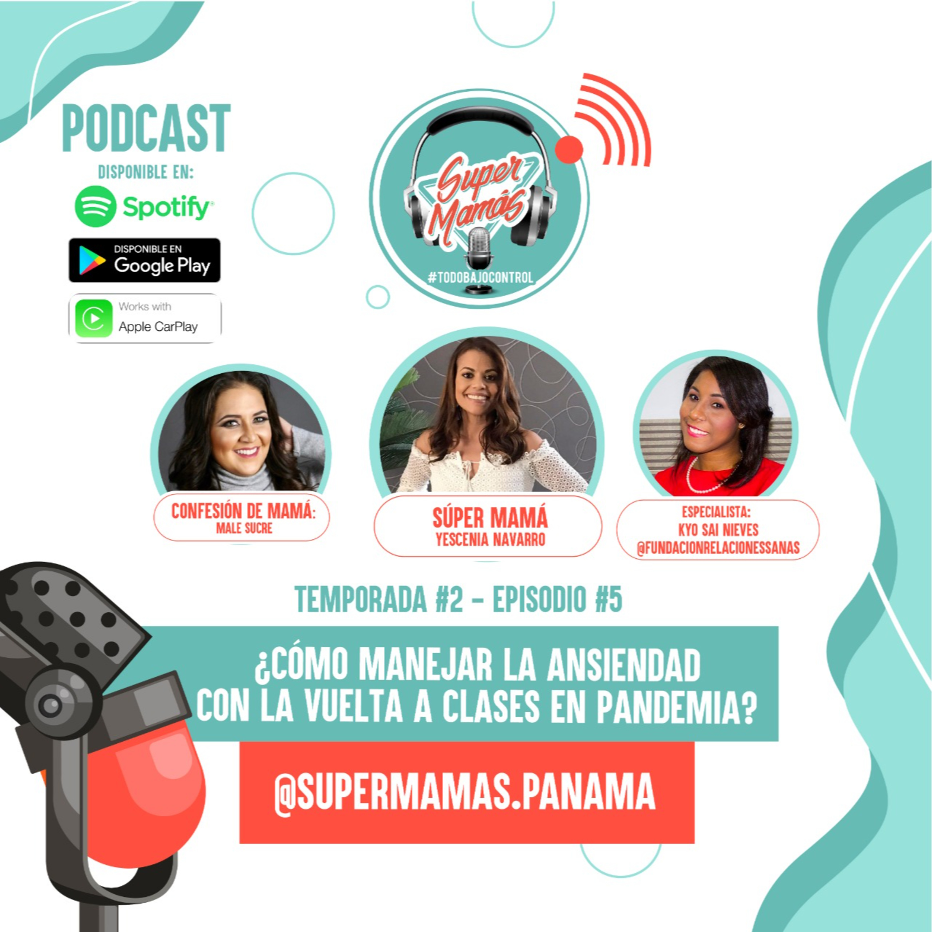 Podcast 💕 - Episodio #5 - ¿Cómo manejar la ansiedad con la vuelta a clases en pandemia? 💻📚 episode artwork