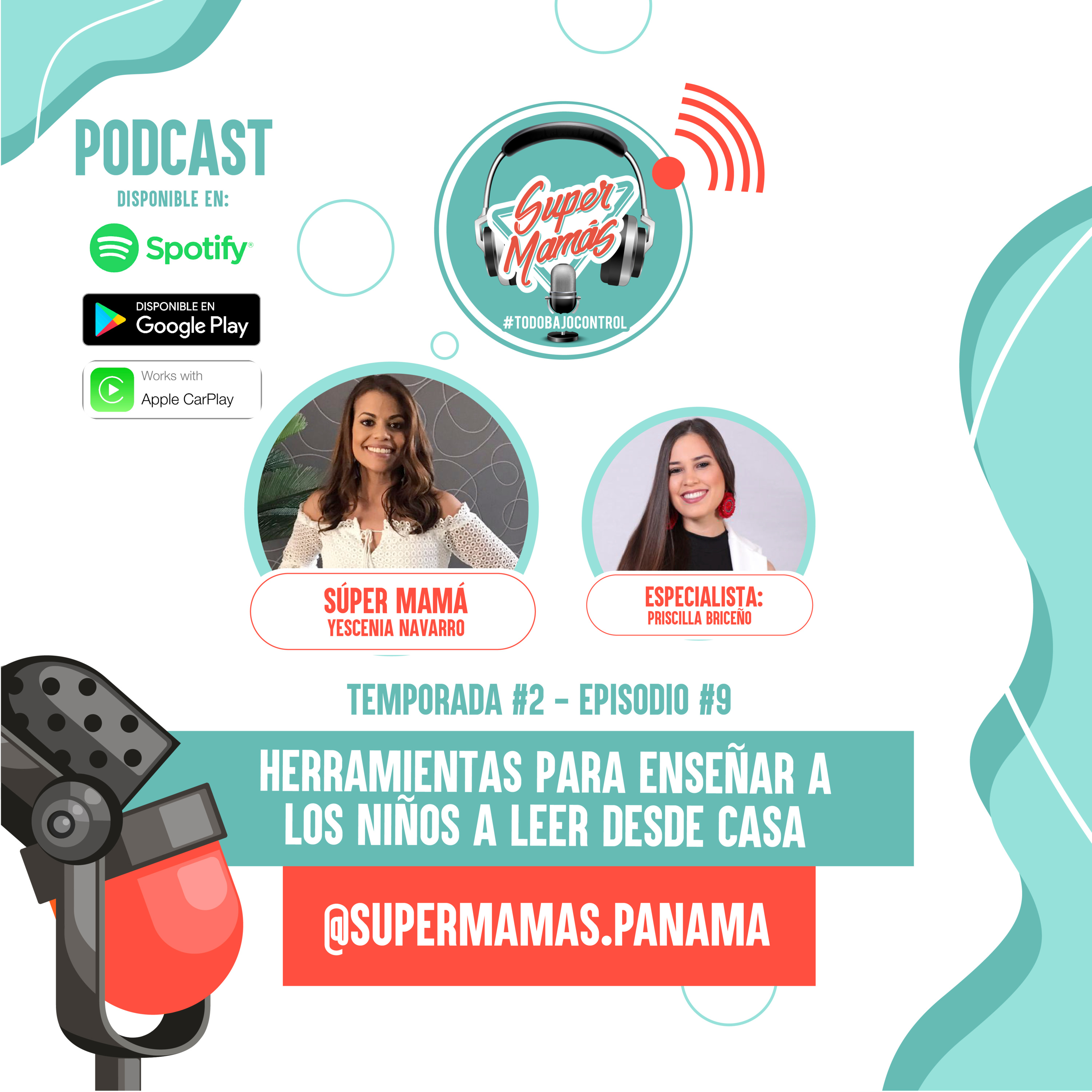 Podcast 💕 - Episodio #9 - Herramientas para enseñarle a leer a tu hijo en casa 📚 episode artwork