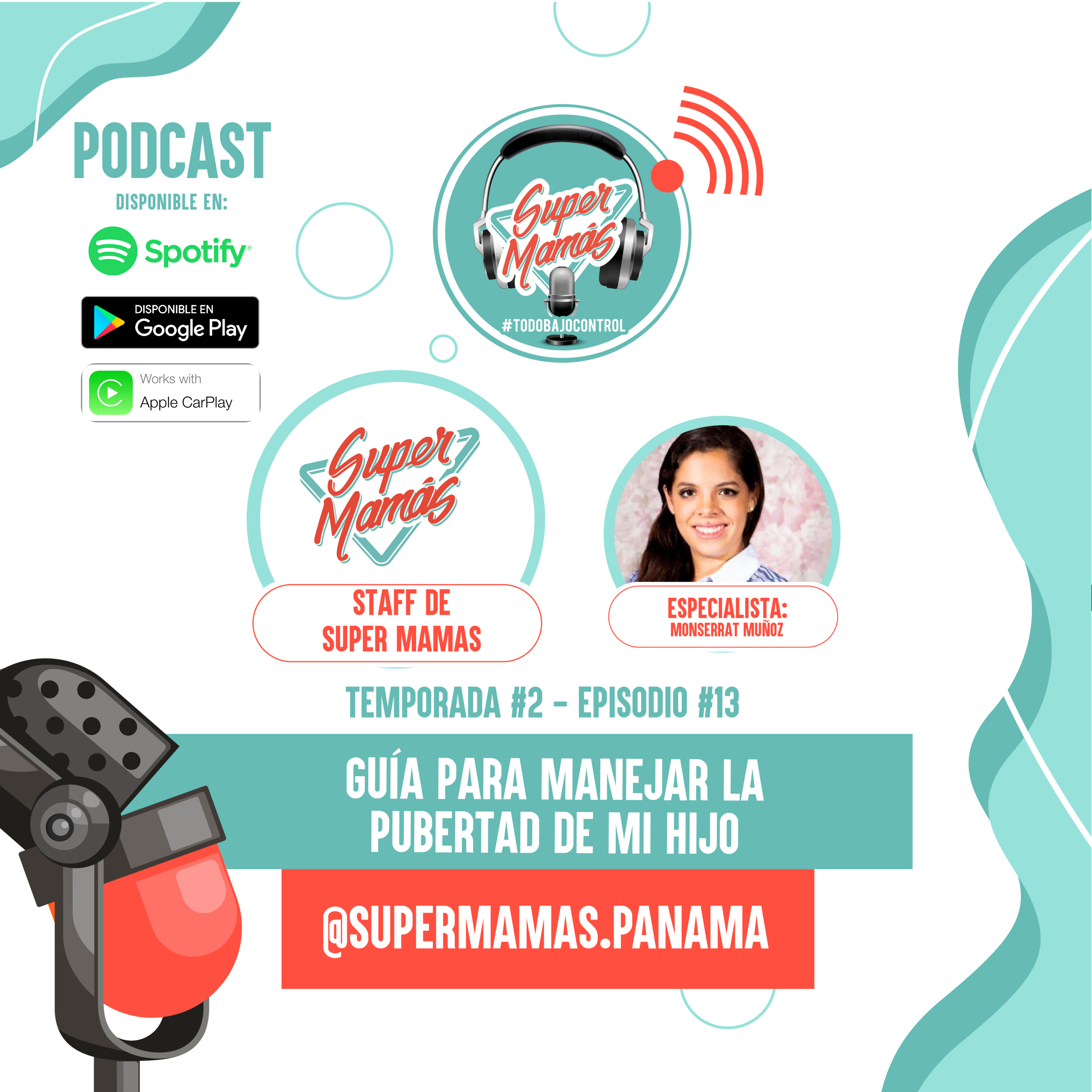 Podcast 💕 Episodio # 12 - Guía para manejar la pubertad en mi hijo 💪🏻 episode artwork