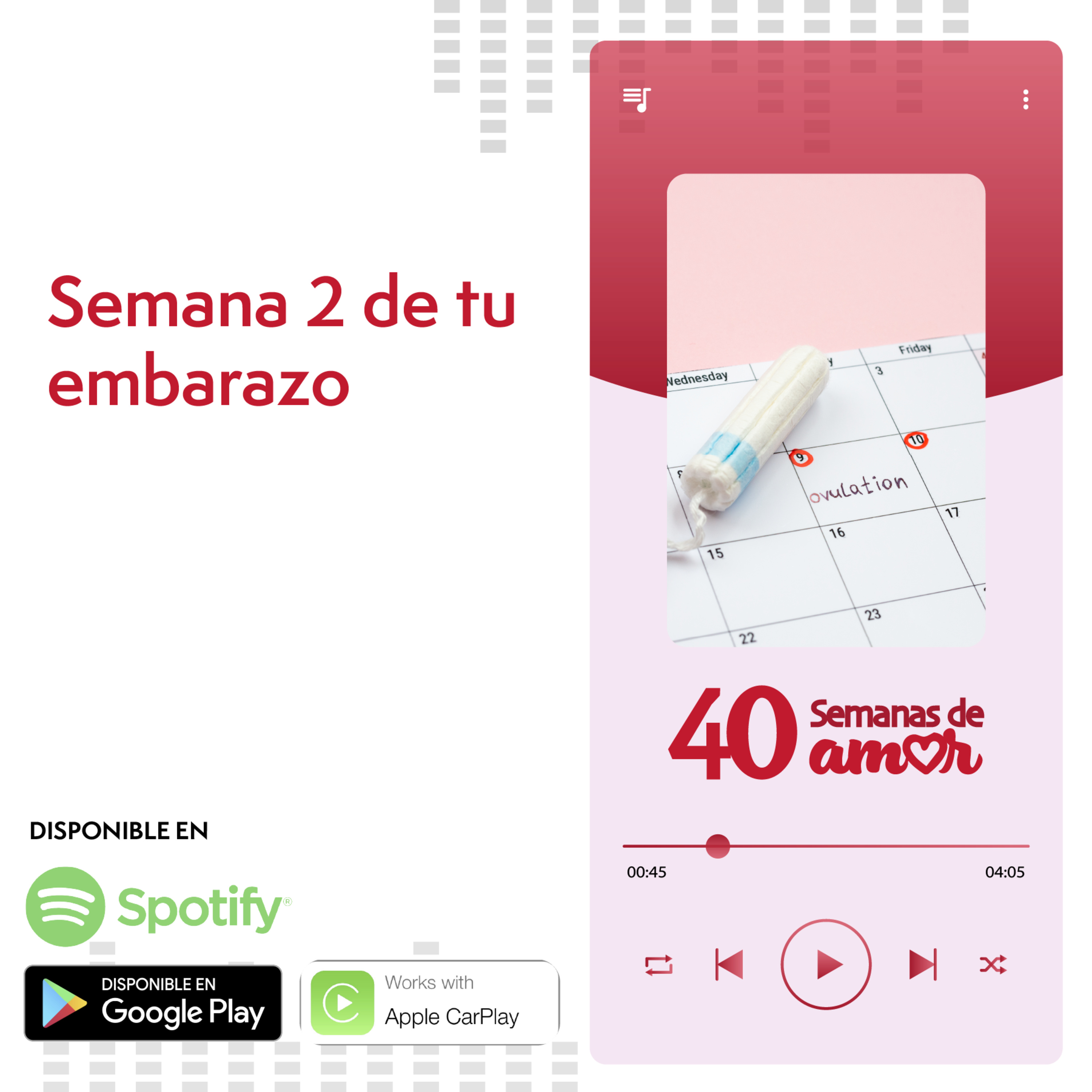 40 Semanas de Amor - Semana 2 de Embarazo episode artwork