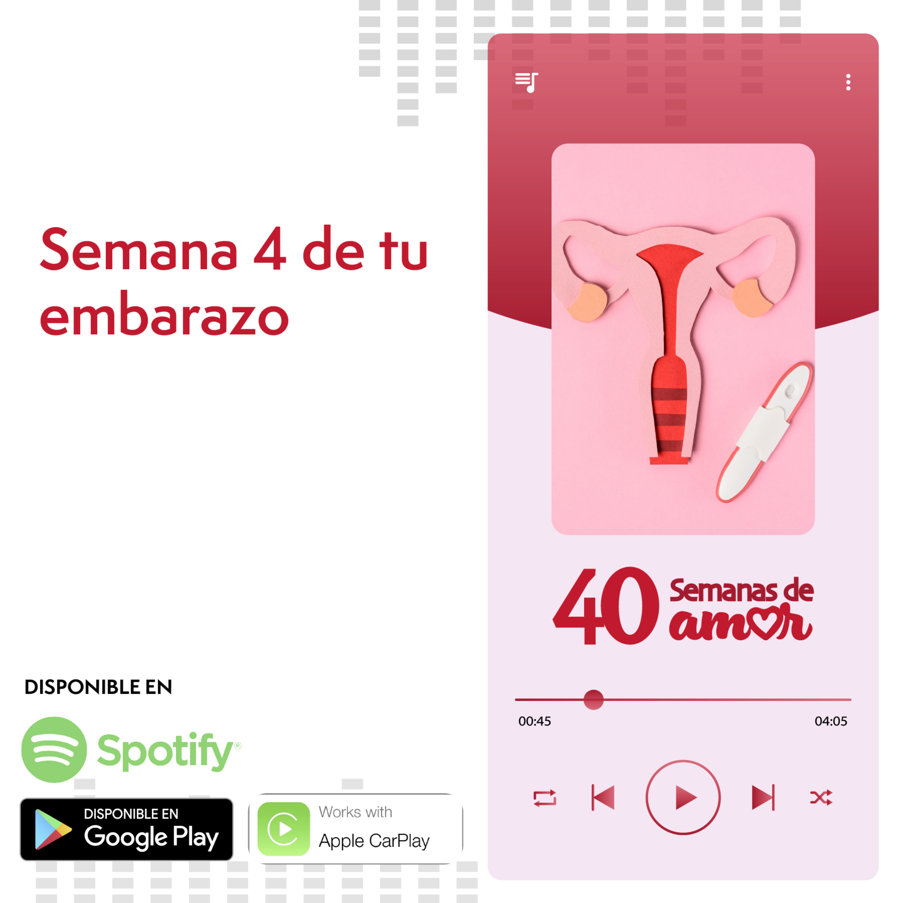 40 Semanas de Amor - Semana 4 de Embarazo episode artwork