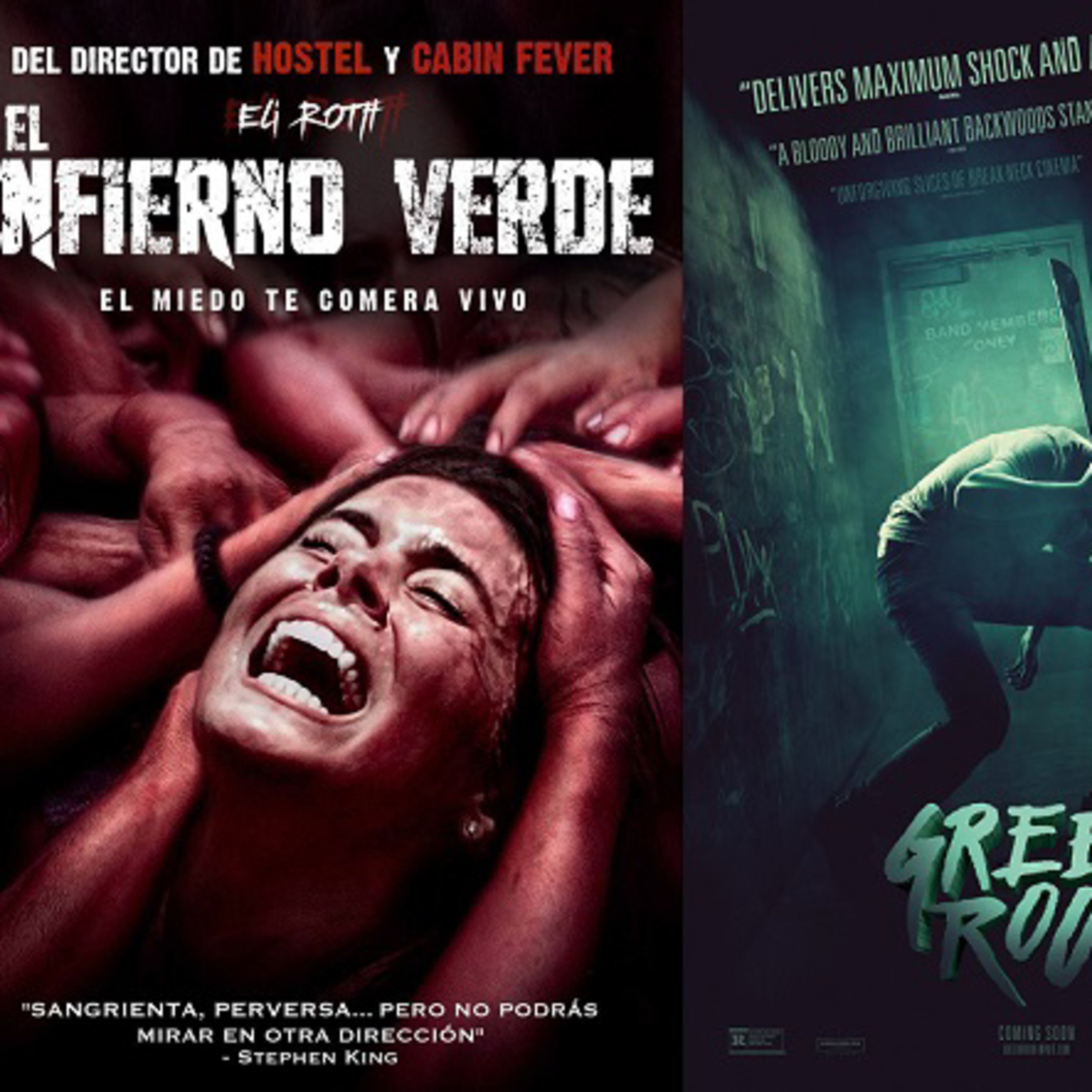 Ep 391 (A Very Special) B-Kind Rewind #33 DBL FEATURE: The Green Inferno (2013) & Green Room (2015)  episode artwork