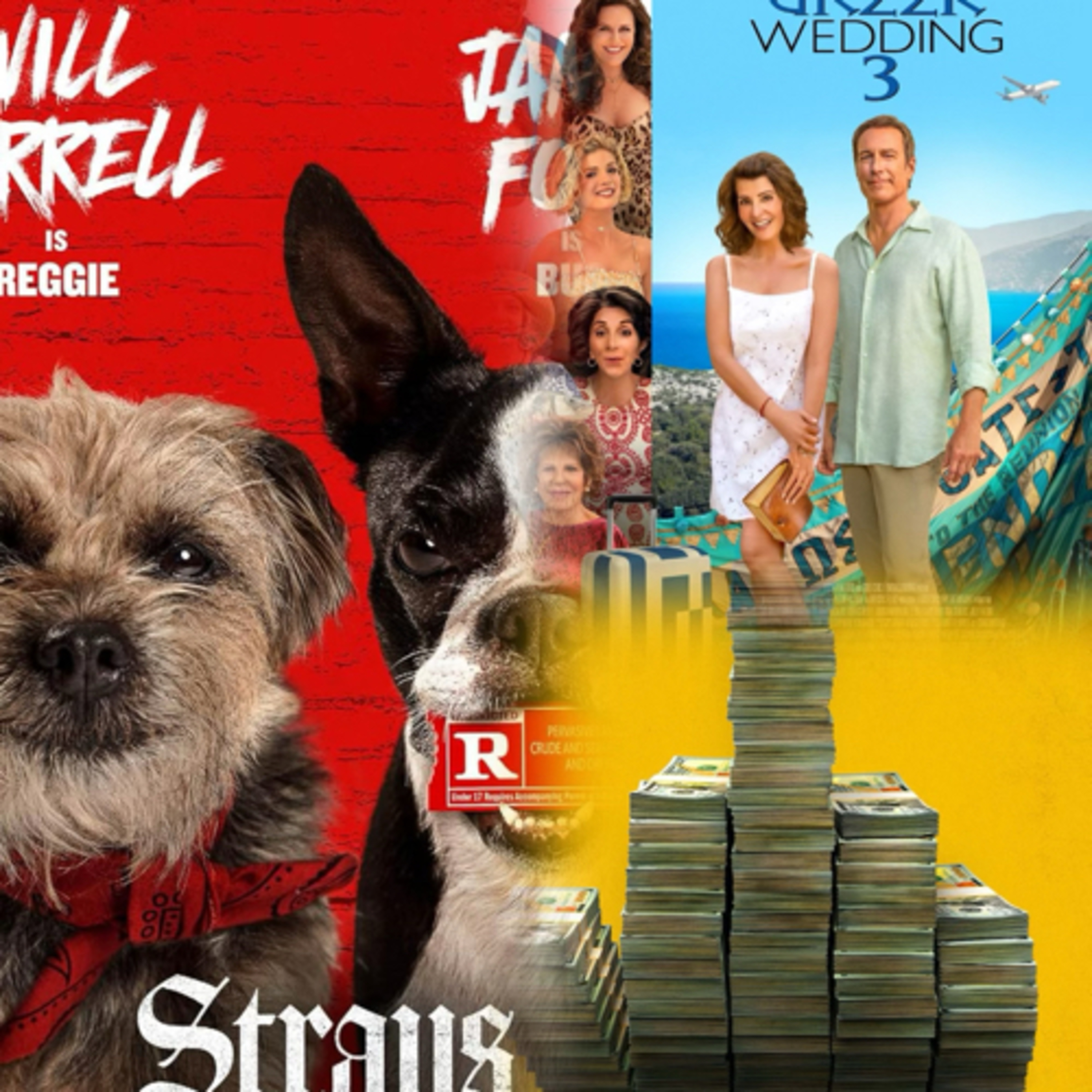 Ep 464 - The B Team Goes to the Movies #102: Strays/Big Fat Greek Wedding 3/Dumb Money (2023) episode artwork
