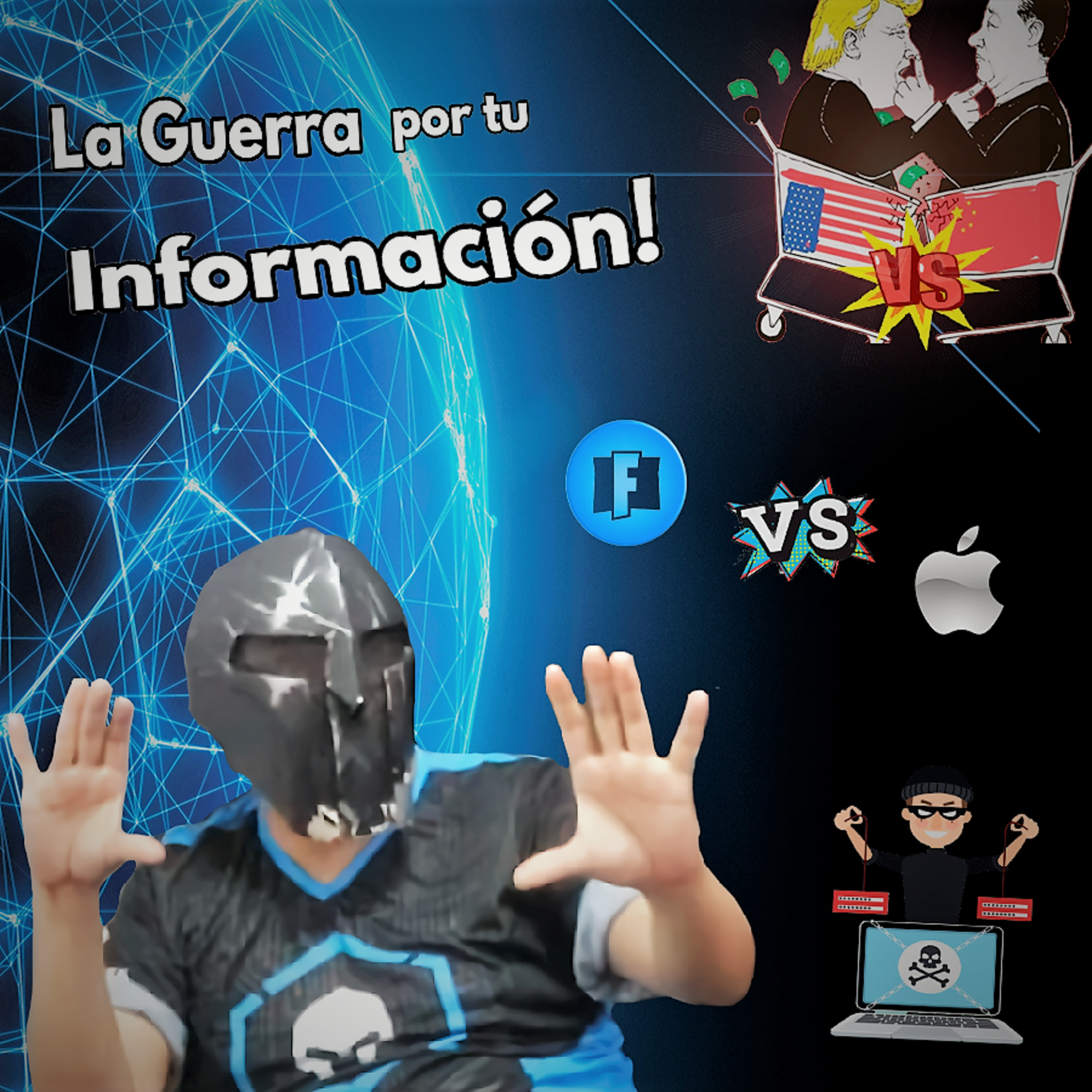 Spartan Geek: Conspiraciones y Otros Mundos '''La Guerra por tu Información: Fortnite vs Apple - USA vs China''' episode artwork