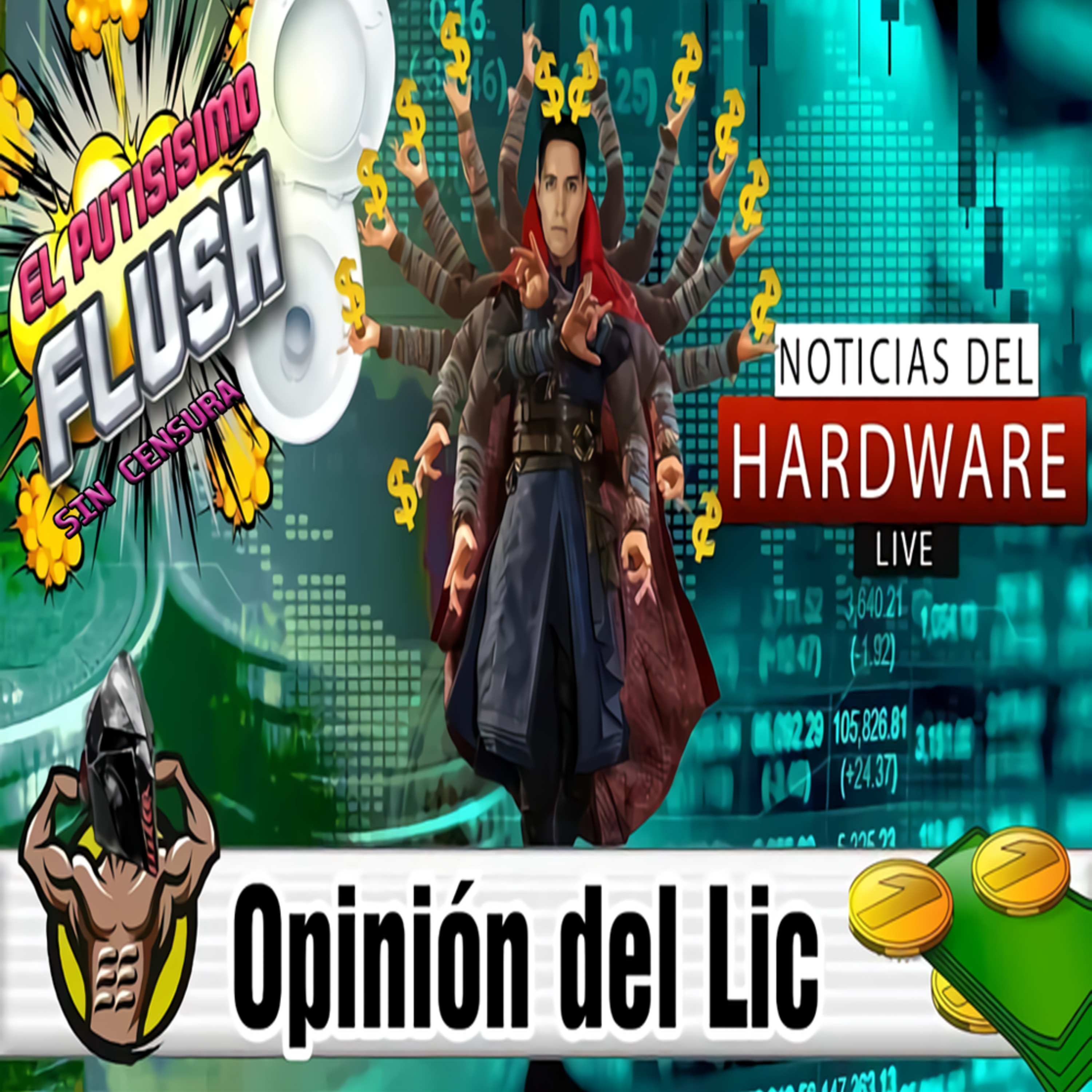 El Flush, SIN CENSURA: '''Ryzen 7000, Nuevas MB, Intel Opaca Lanzamiento, Nueva Guerra De Precios Ryzen 🆚 Intel''' episode artwork