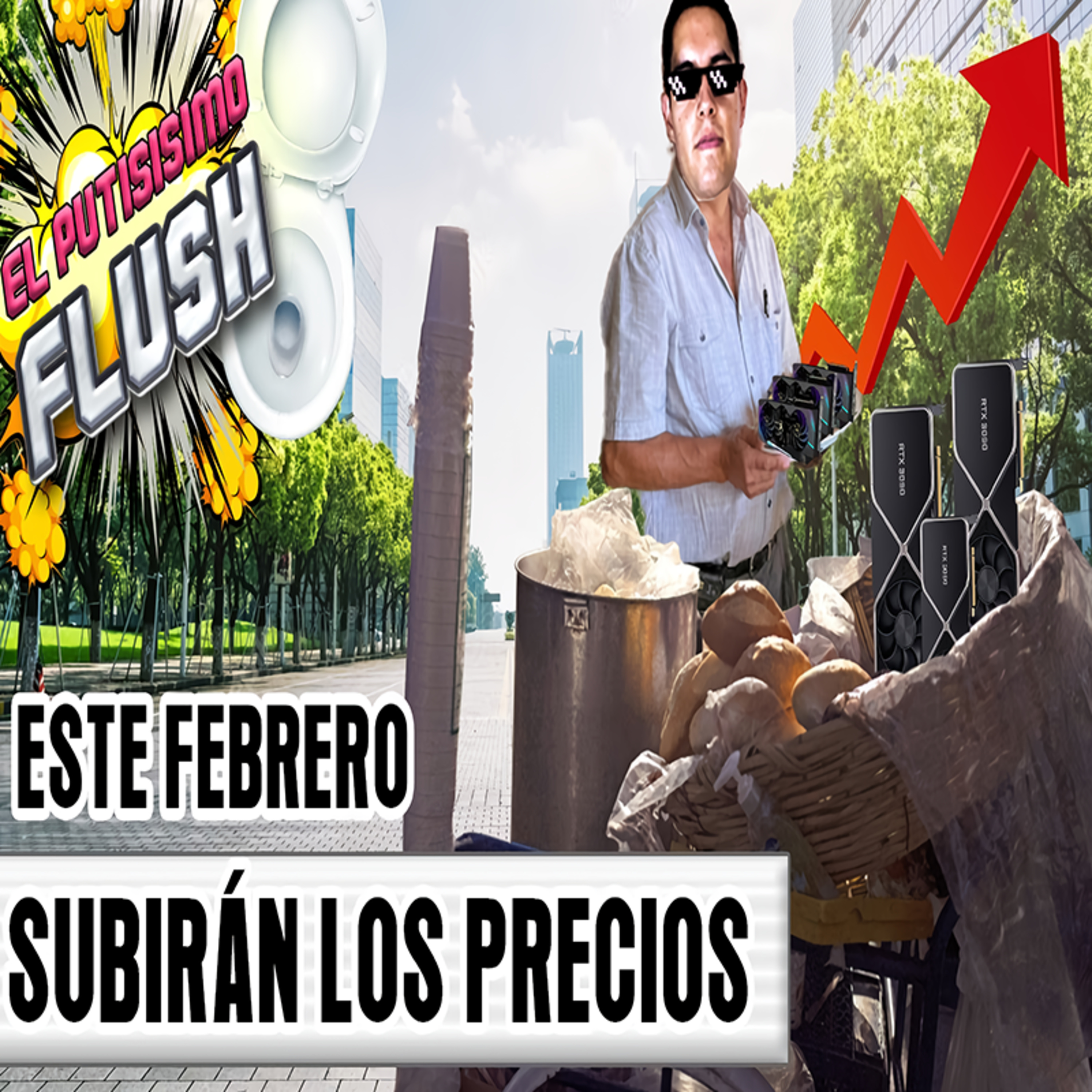 El Flush, SIN CENSURA: '''AMD Sin Drivers, Mas Memoria, Windows 11,RTX 4060 Y 4050, Bajaran Los Precios, Rumbleverse''' episode artwork