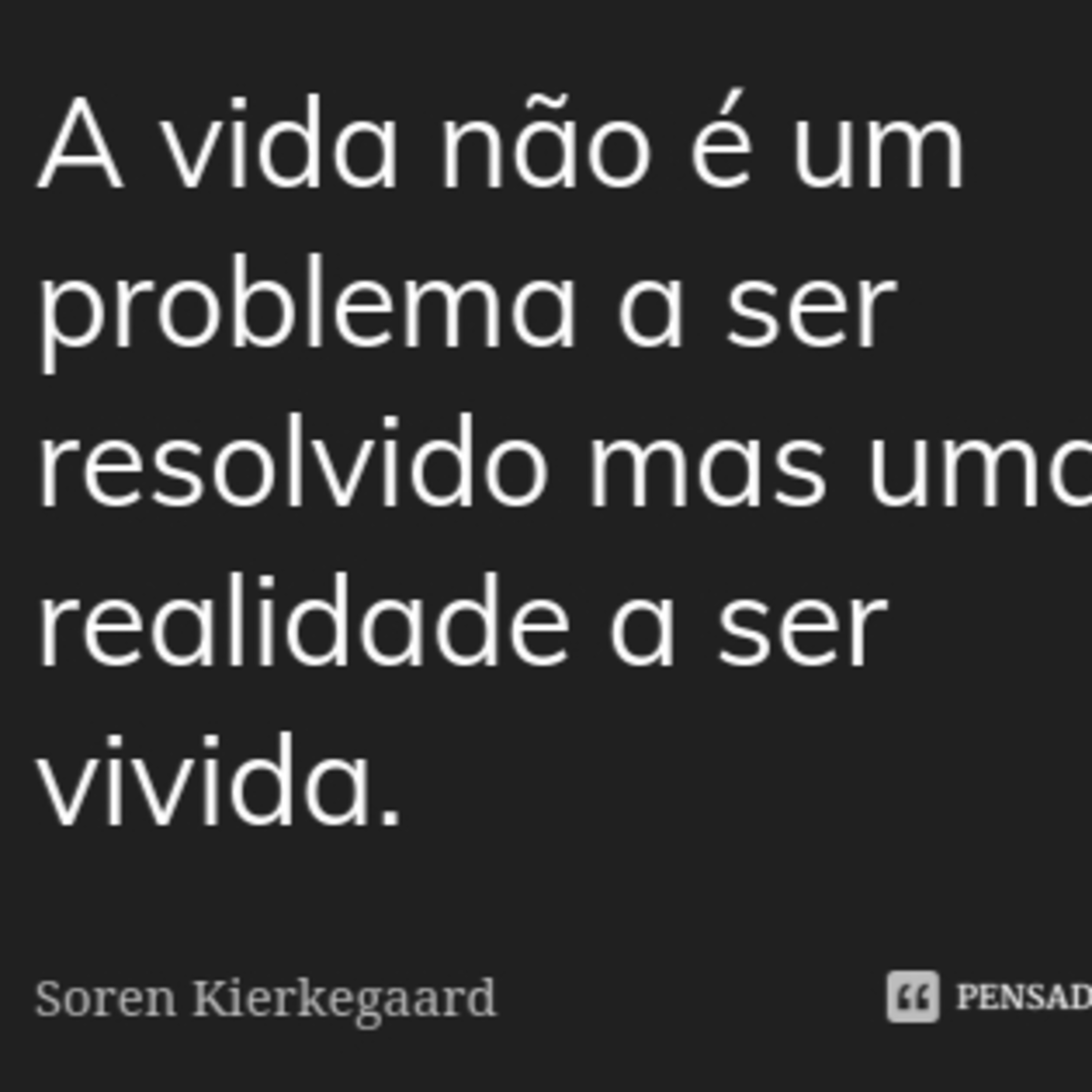 Kierkegaard - A Arte de Tornar-se Você Mesmo - Lição 1 - Um Referencial pelo que Viver episode artwork