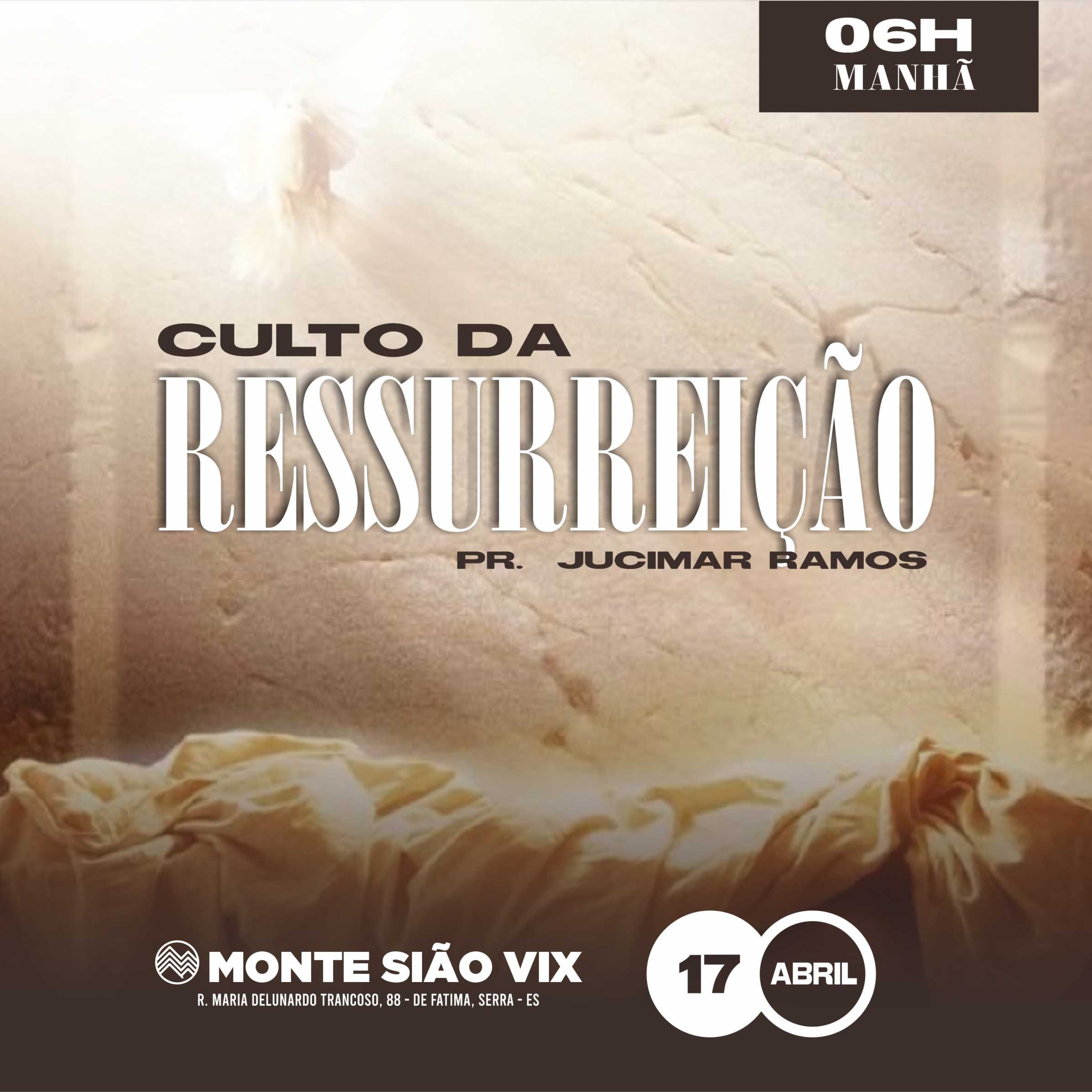 Pr. Jucimar Ramos | Culto da Ressurreição 2022: A Busca e o Poder da Ressurreição (Rm 8.10-12, 31-34) episode artwork