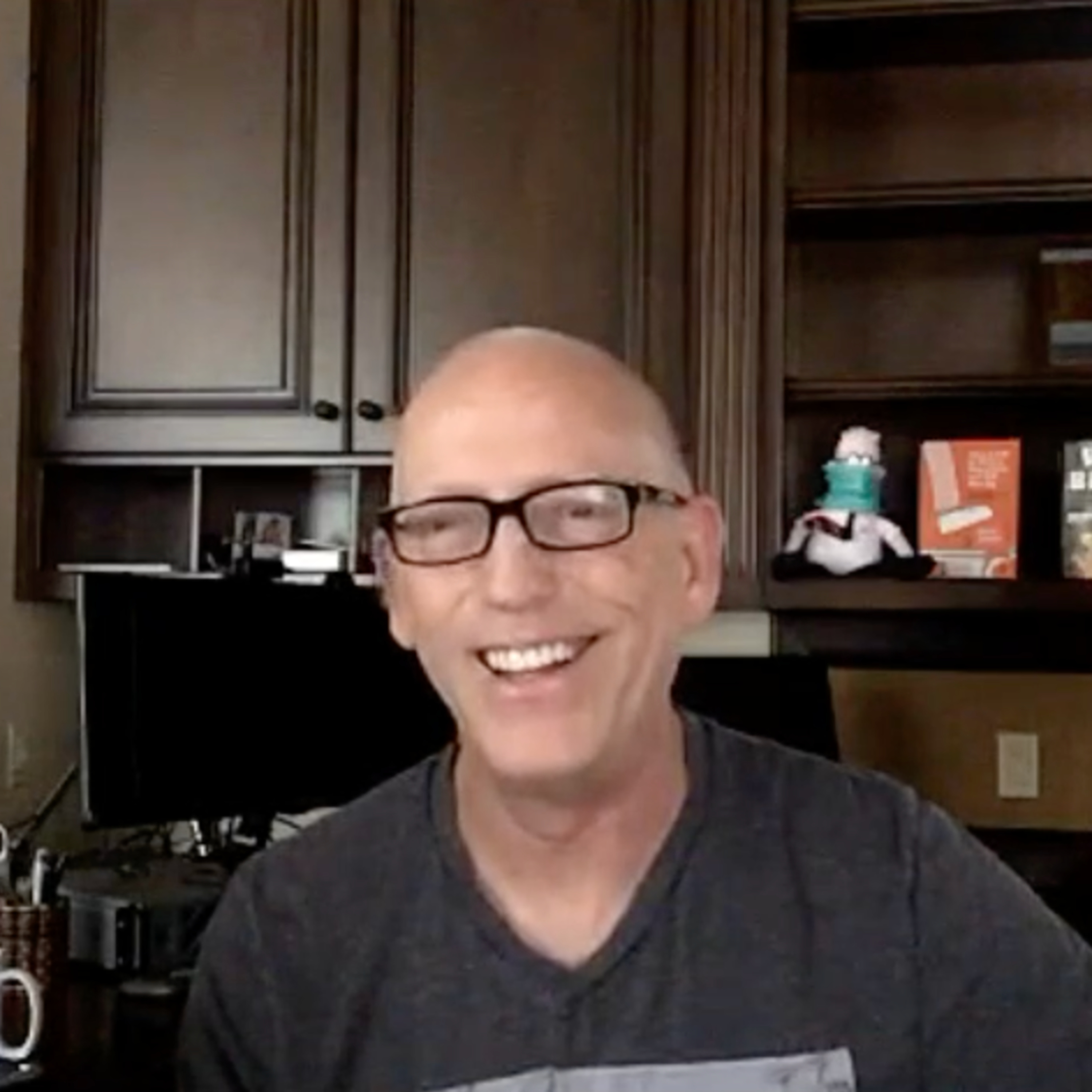 Episode 1048 Scott Adams: Kanye Enters the Race, Dark and Divisive Speeches, Magic Mushrooms, Bleaching Rooms