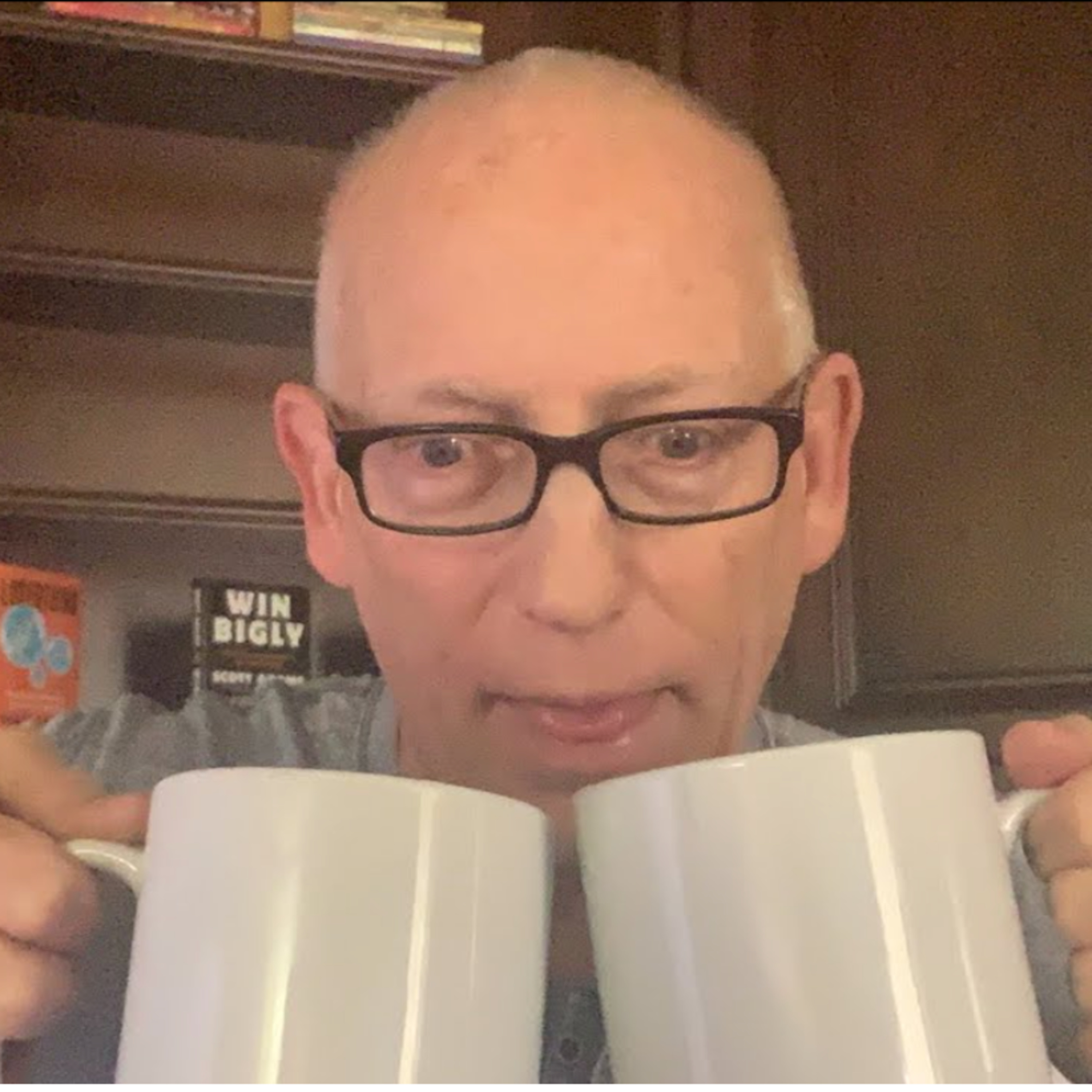 Episode 1217 Scott Adams: Today I Explore the Baseless Conspiracy Theory that Humans Drink Beverages Simultaneously