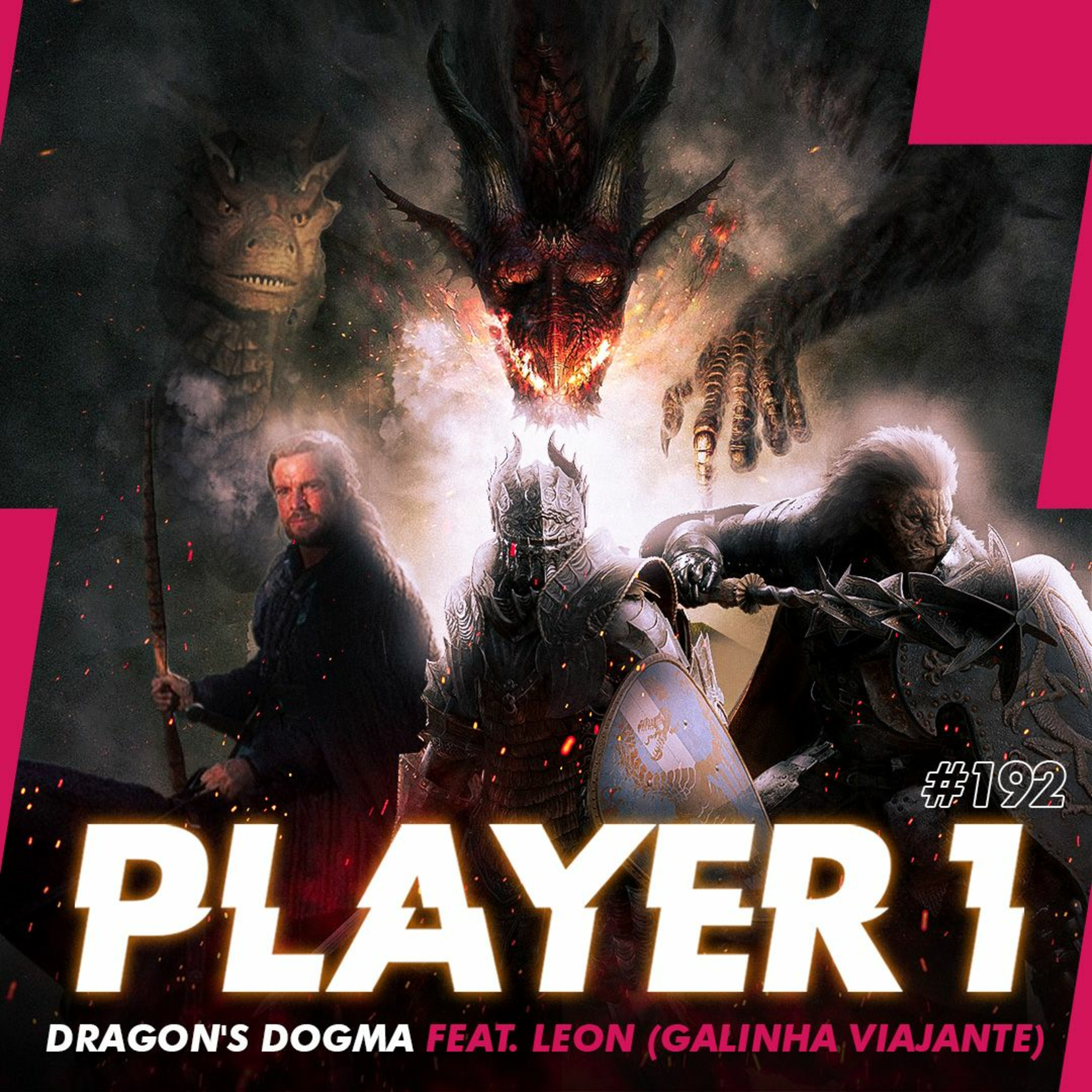 192 - DRAGON`S DOGMA - HISTÓRIA E EXPECTATIVAS (COM LEON DO GALINHA VIAJANTE) episode artwork