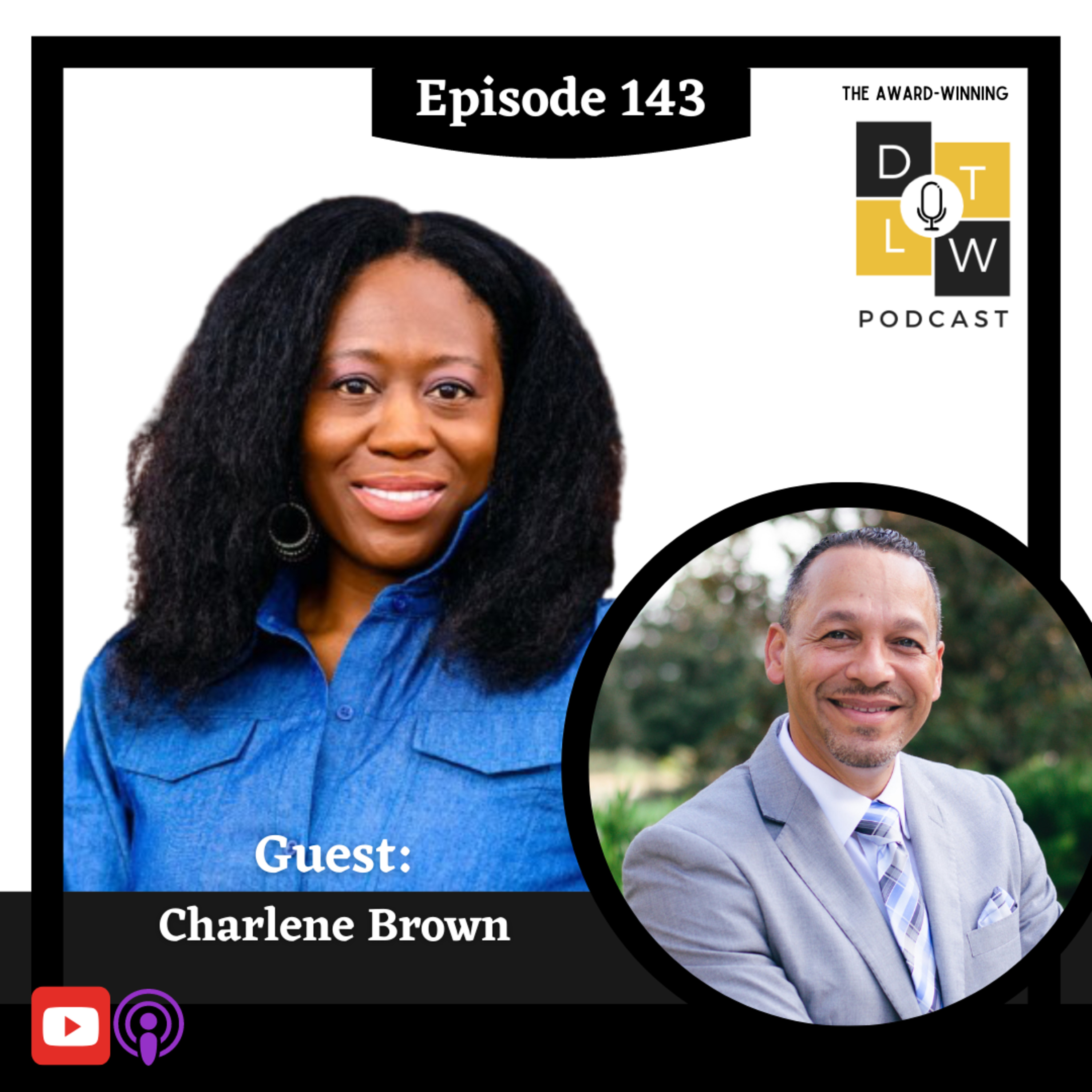 Episode 143: How to design your way to success with Charlene Brown. episode artwork
