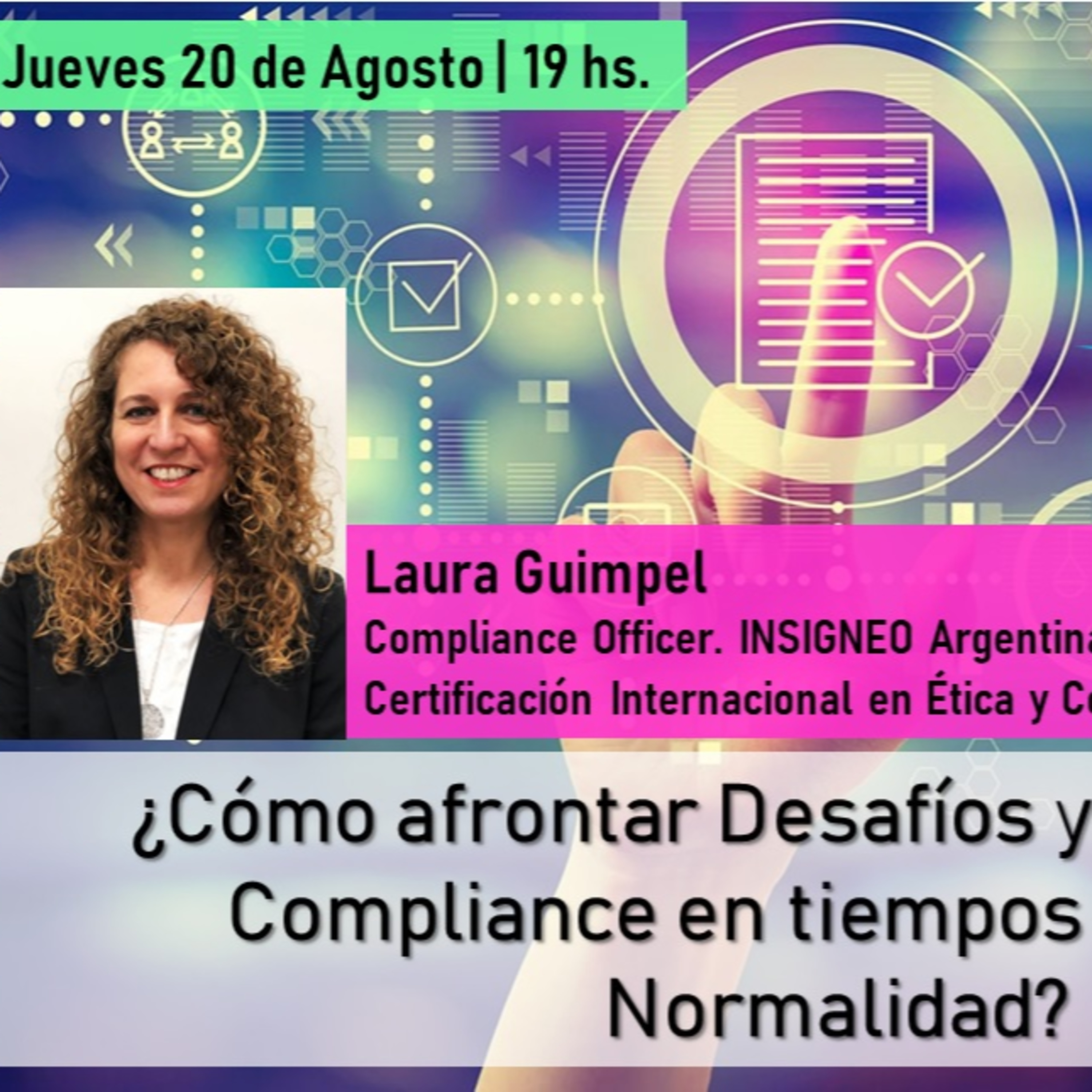 ¿Cómo afrontar Desafíos & Riesgos del Compliance en tiempos de nueva normalidad? episode artwork