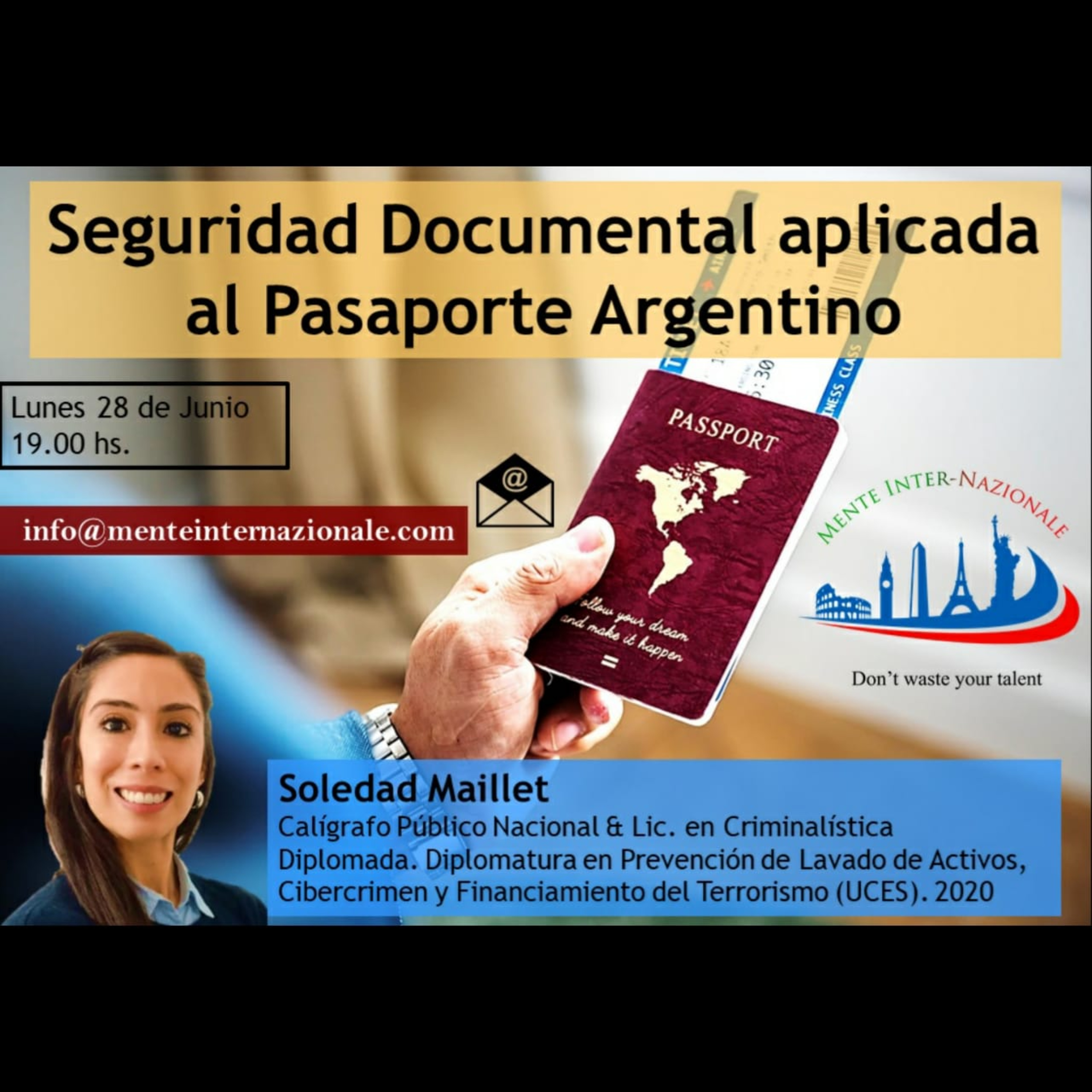 "La seguridad documental aplicada al pasaporte argentino" episode artwork
