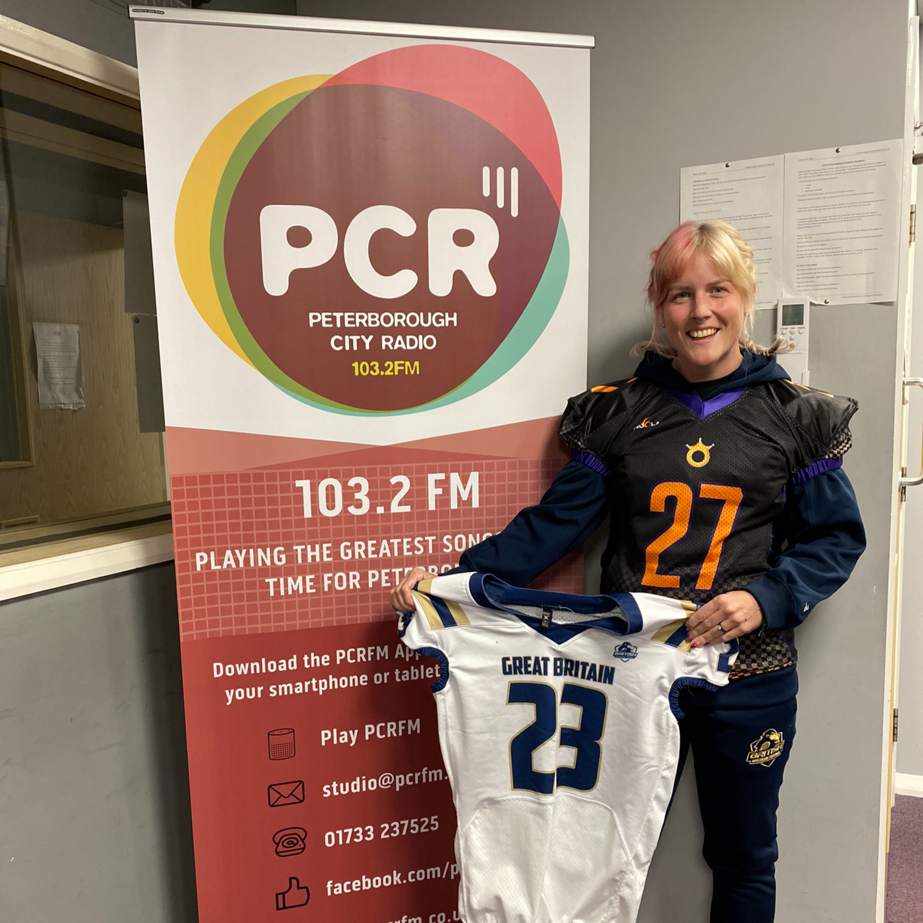 The PCR Sports Show - Friday 28th October 2022 - With special guest Tanya Dales from the Peterborough Royals and Great Britain Women's American Football teams episode artwork