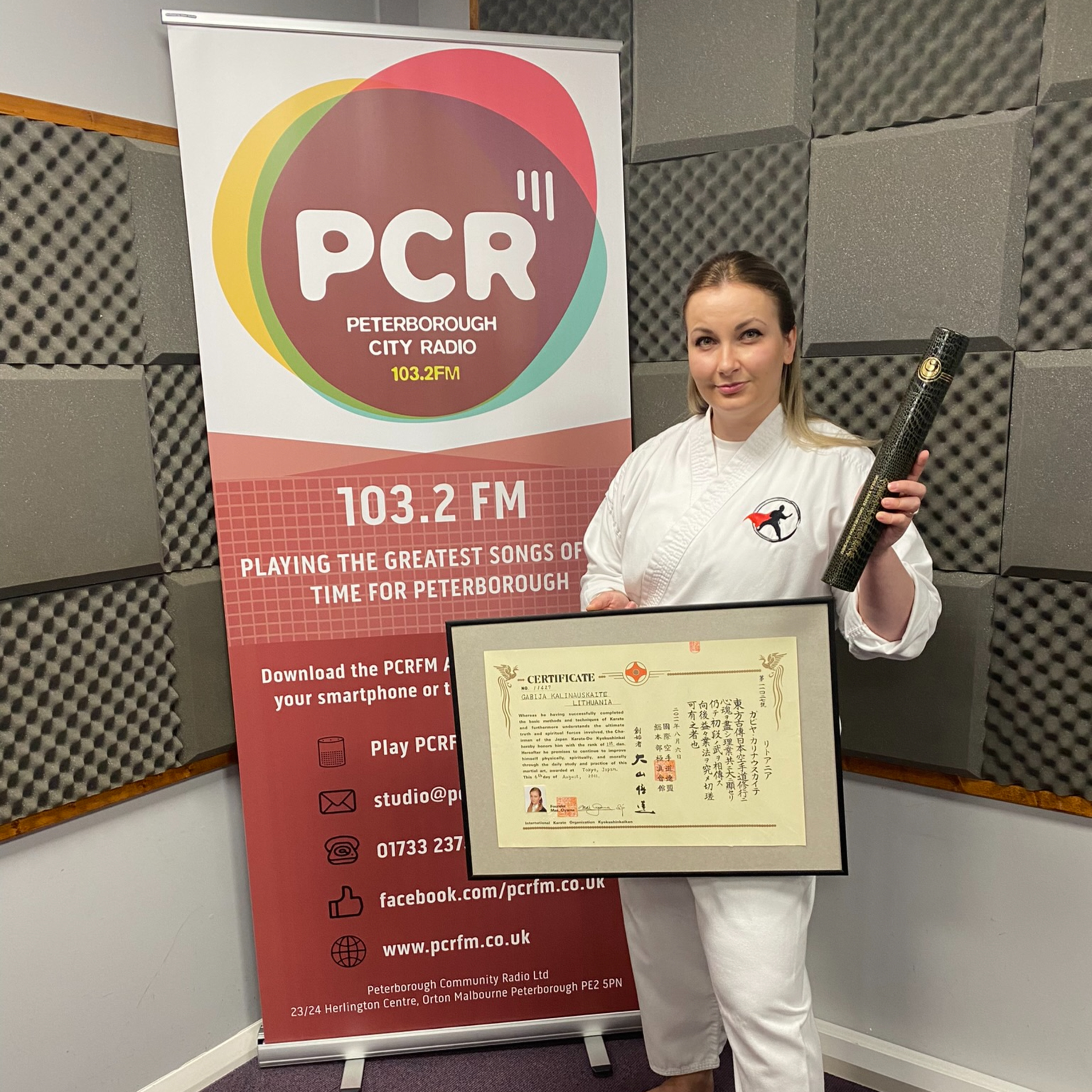 The PCR Sports Show - Friday 17th February 2023 - The Karate Special with Sensei Gabija Kalinauskaite from the Haito Karate and Self Defence Club episode artwork