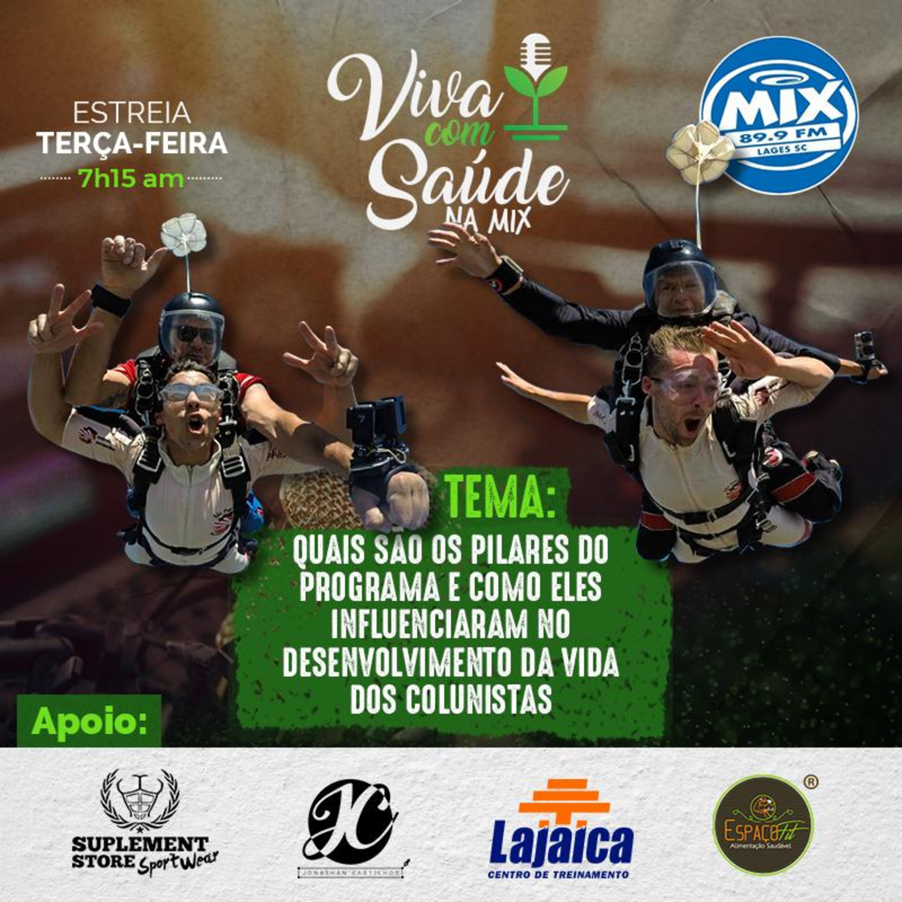 #01 - Os 3 pilares de uma vida saúdavel - Piloto - 14/01/2020 episode artwork