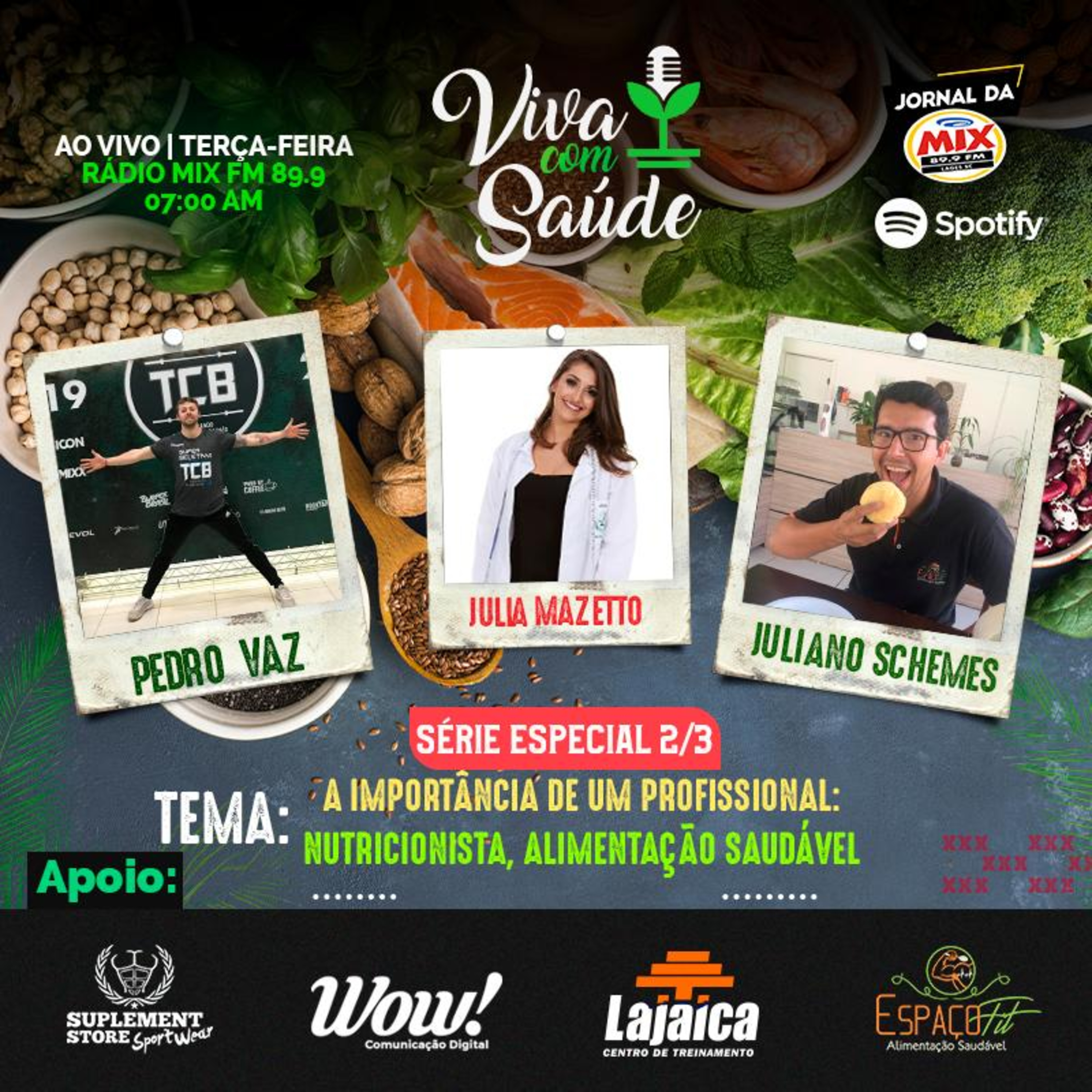 #28 - Série especial 2/3, a importância de um profissional: Nutricionista, alimentação saudável- 03/08/2020 episode artwork