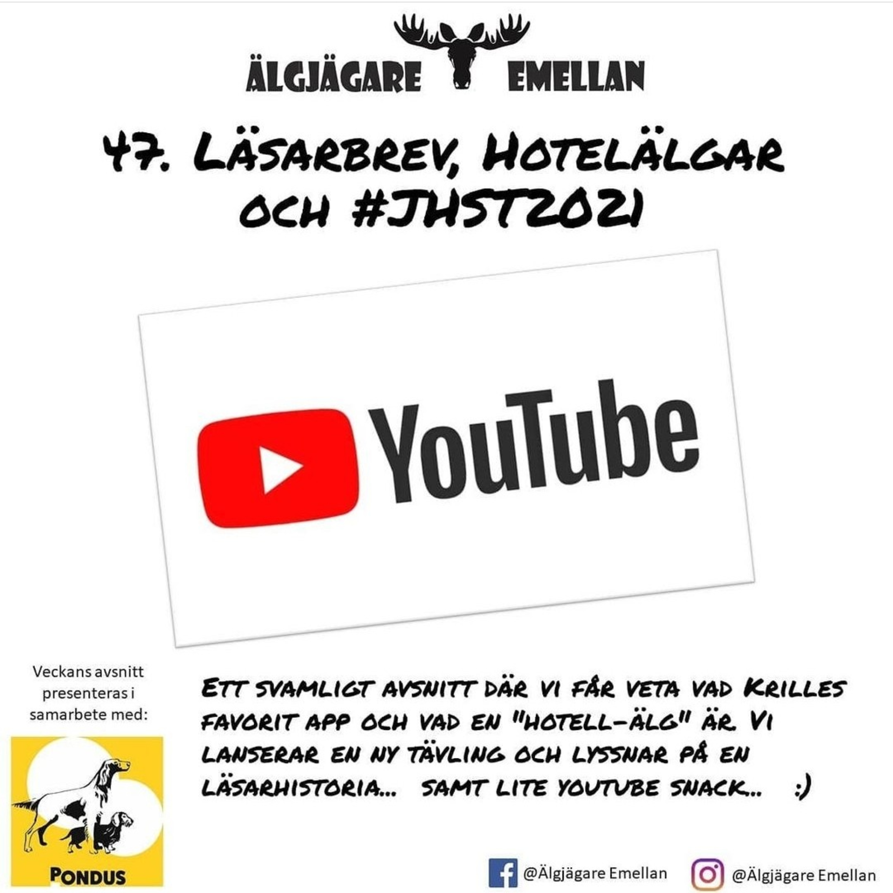 47. Läsarbrev, Hotelälgar & #JHST2021 episode artwork