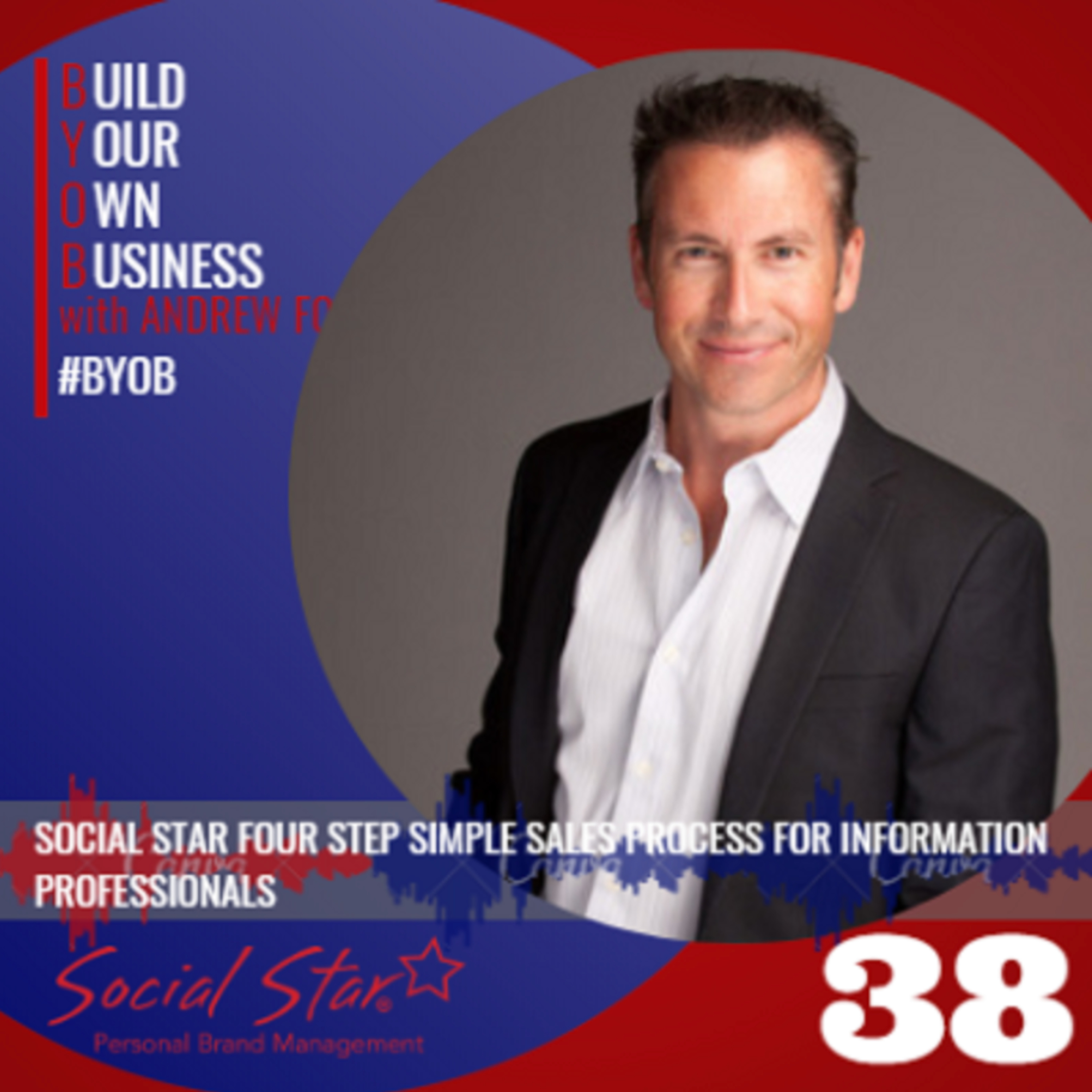 BYOB38 - Social Star four step simple sales process for information professionals episode artwork