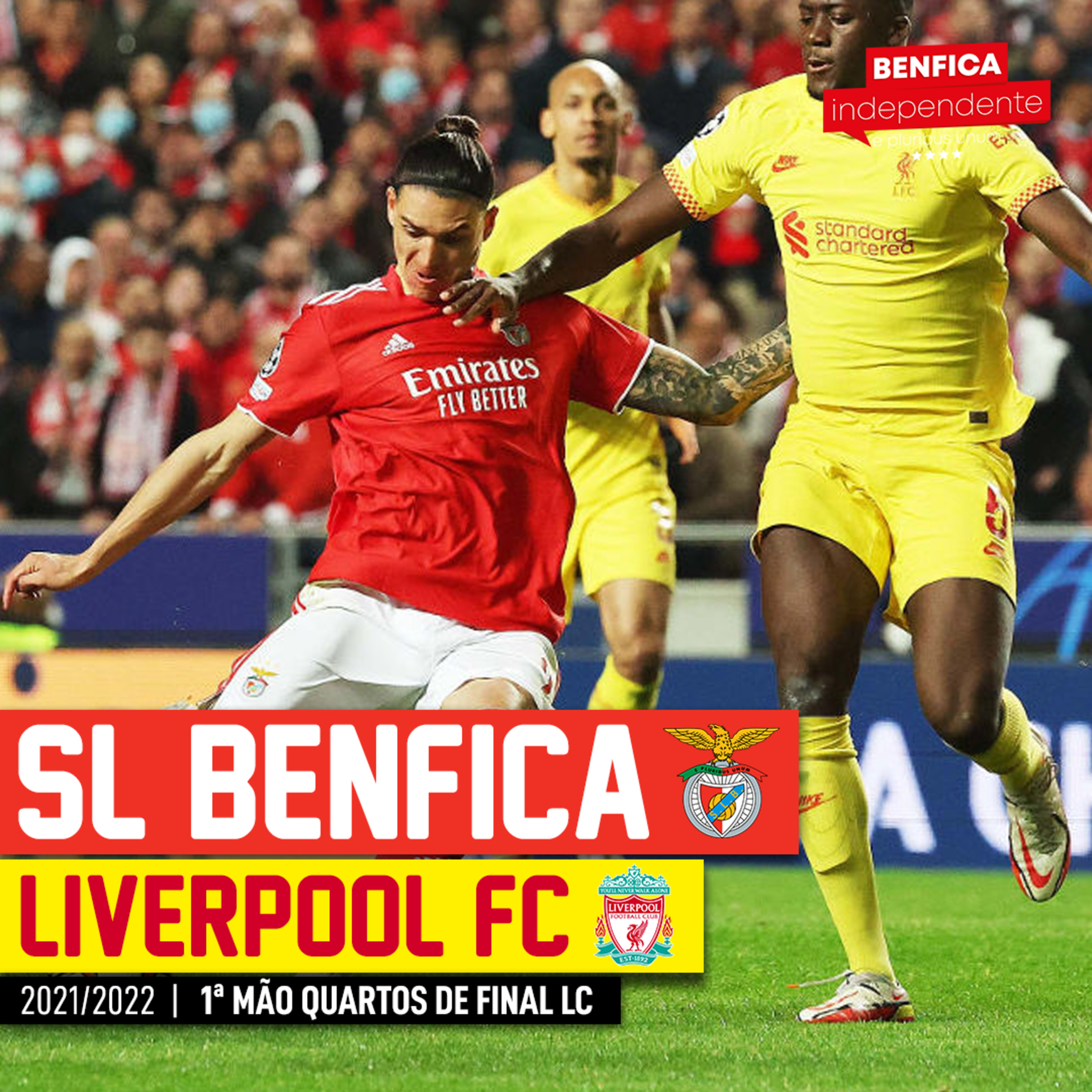 BENFICA x Liverpool | RESCALDO 1ª MÃO QUARTOS DE FINAL