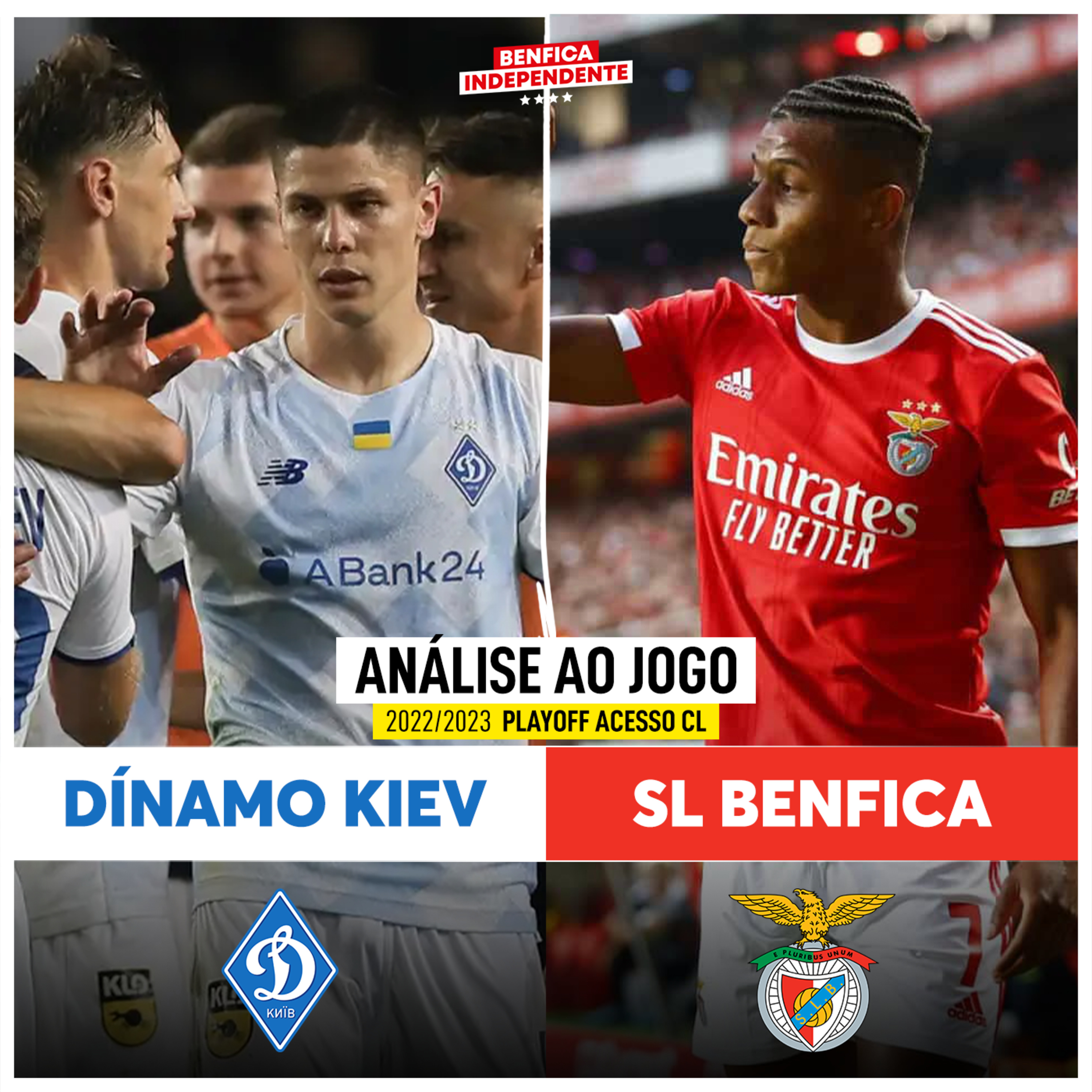 Dínamo Kiev x BENFICA | RESCALDO Playoff Acesso CL (0-2)