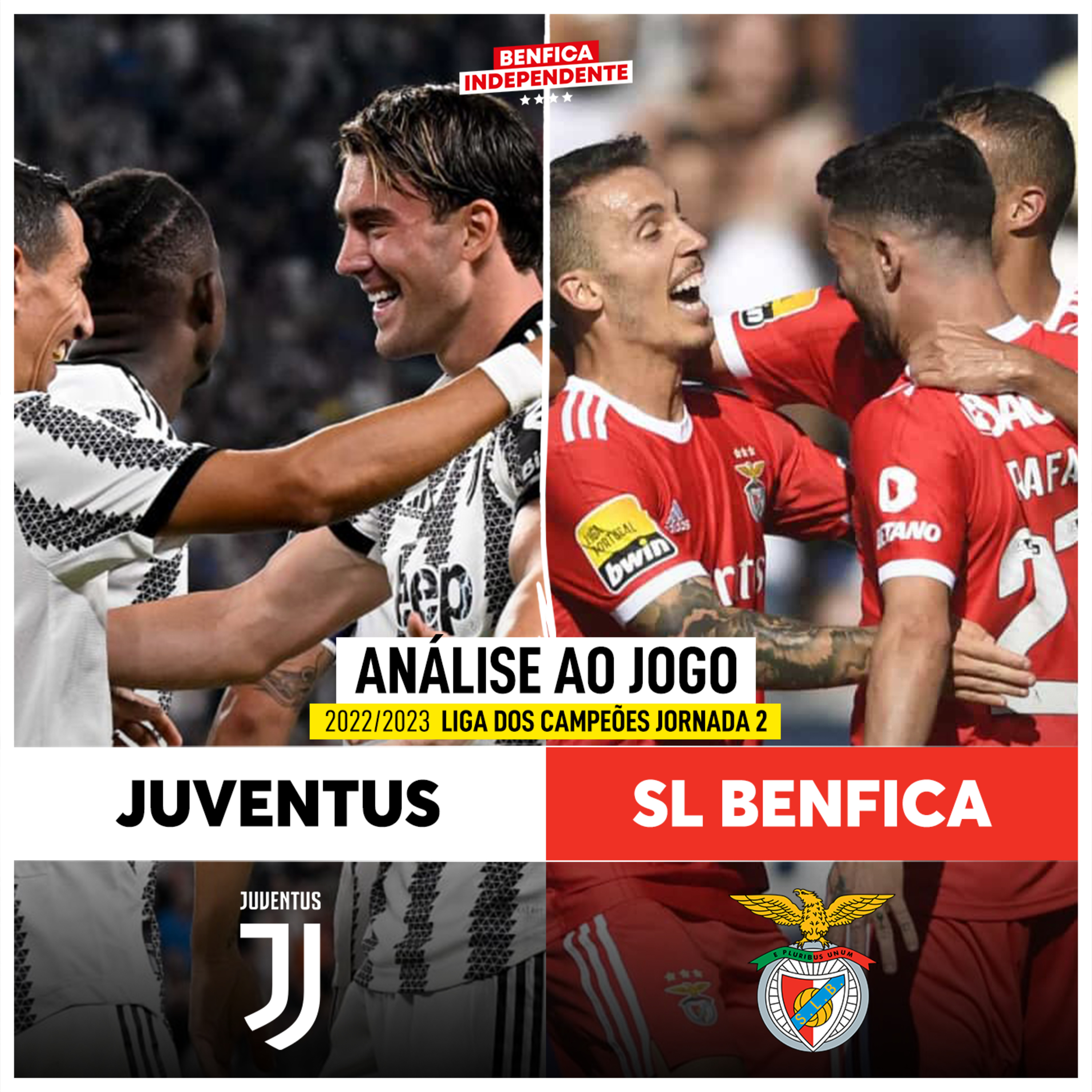 Juventus X BENFICA | RESCALDO Liga dos Campeões J2 (1-2)