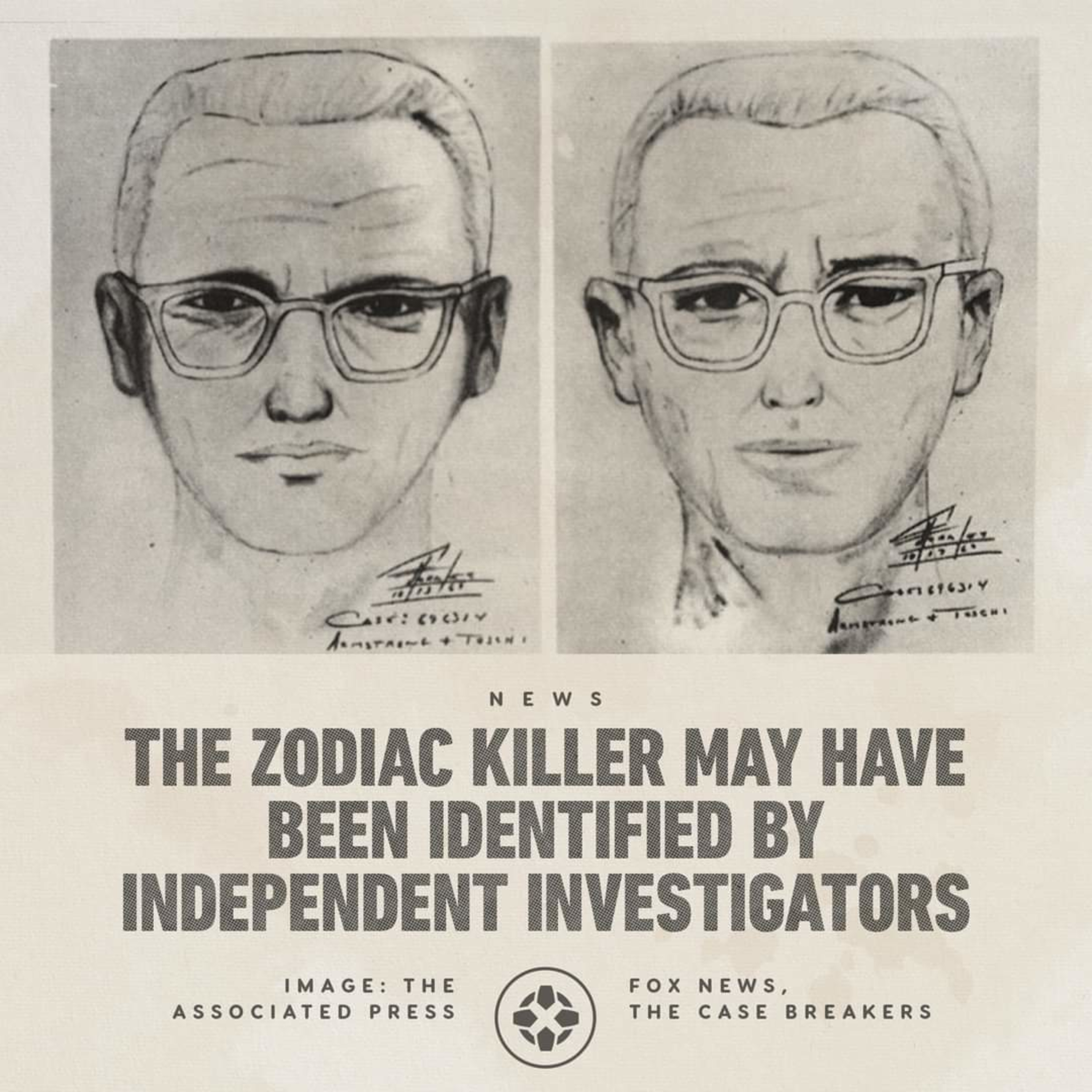 EP 164 The Zodiac Killer  episode artwork